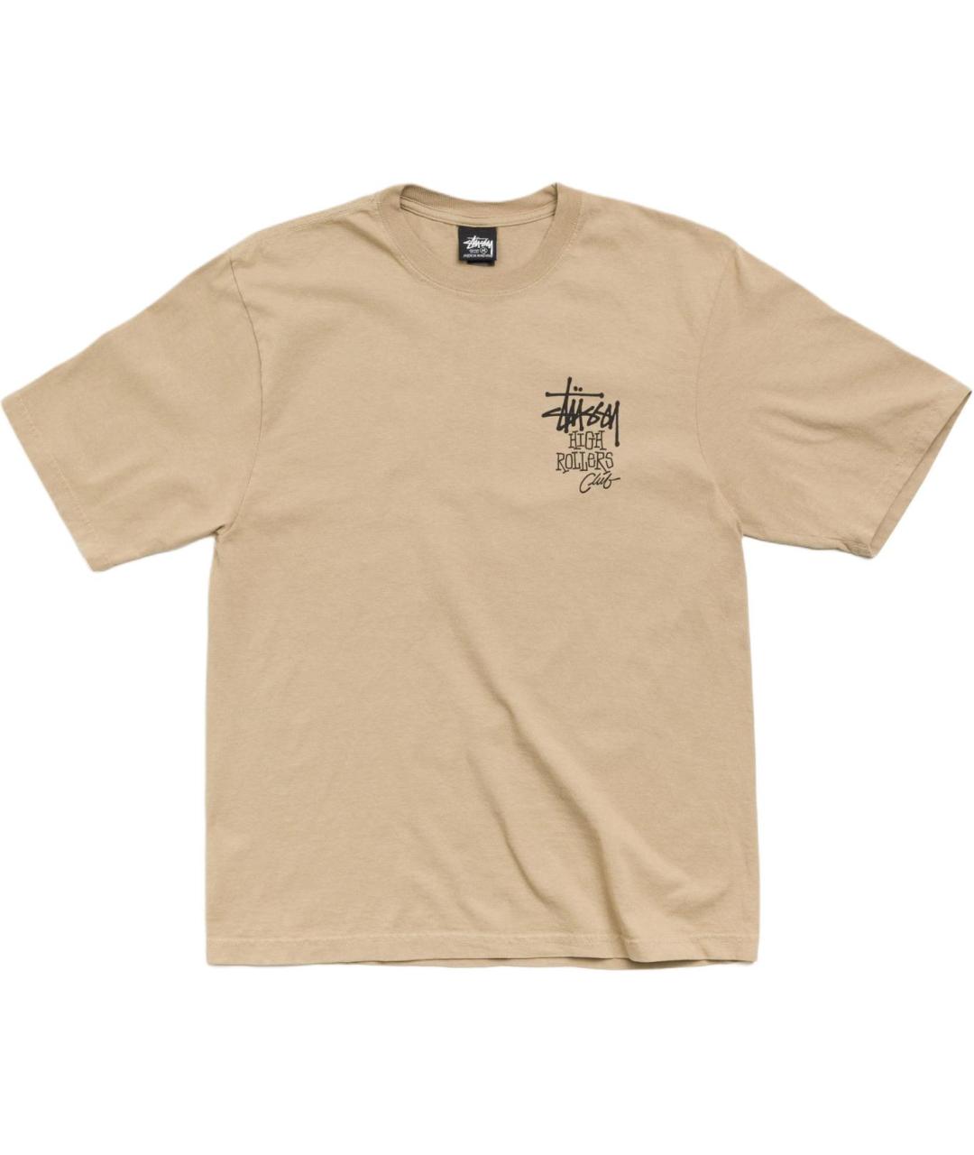 STUSSY Бежевая футболка, фото 1