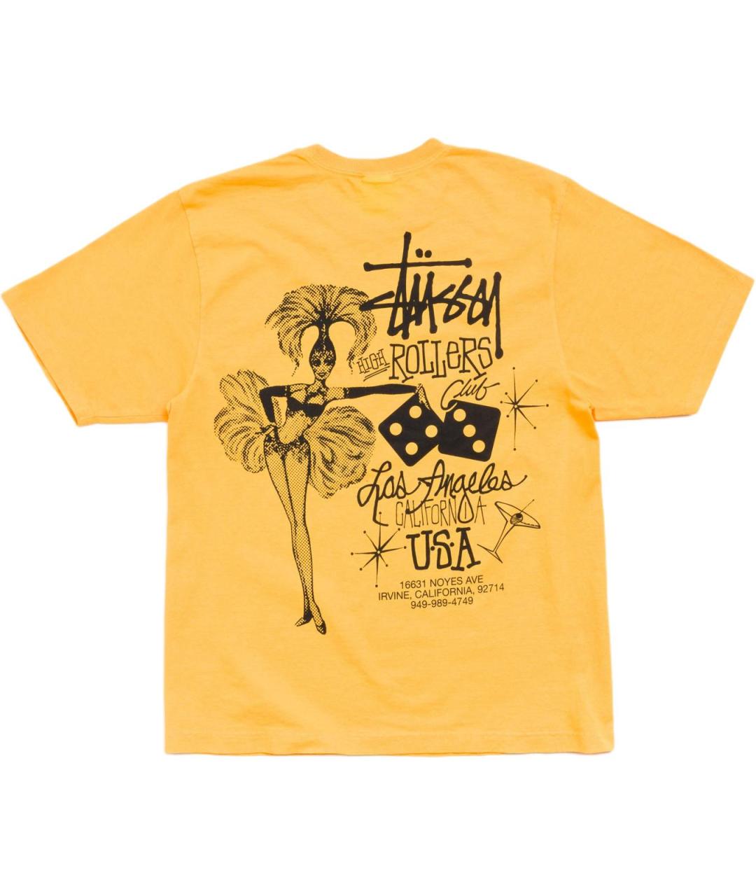 STUSSY Оранжевая футболка, фото 2