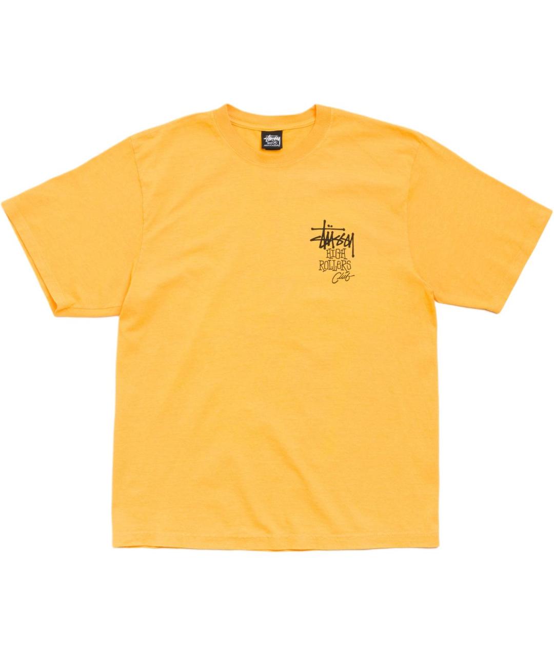 STUSSY Оранжевая футболка, фото 1