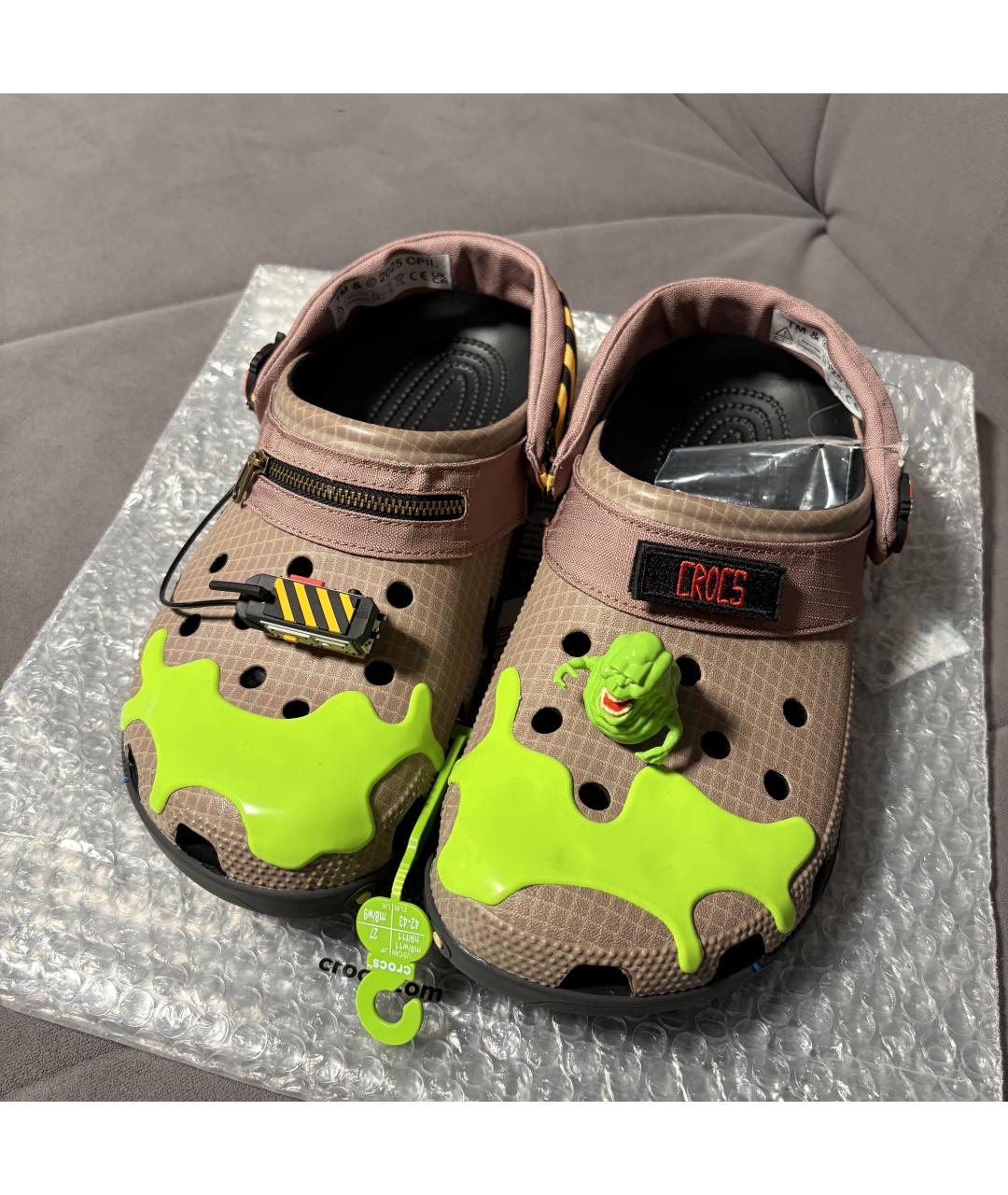 CROCS Бежевые шлепанцы, фото 5