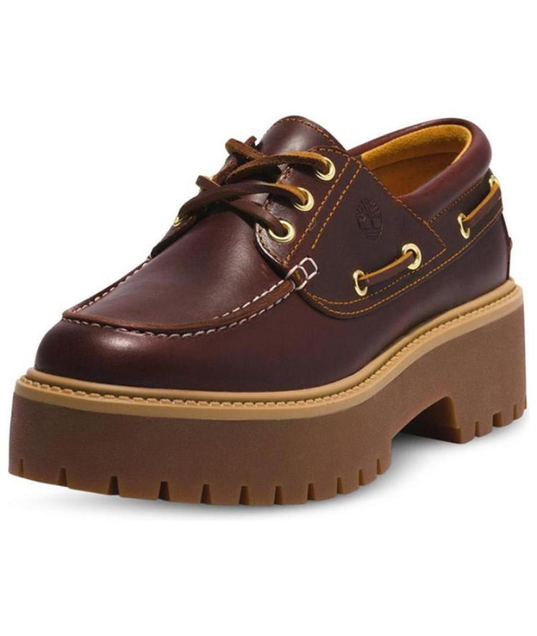 TIMBERLAND Красные кожаные туфли, фото 3