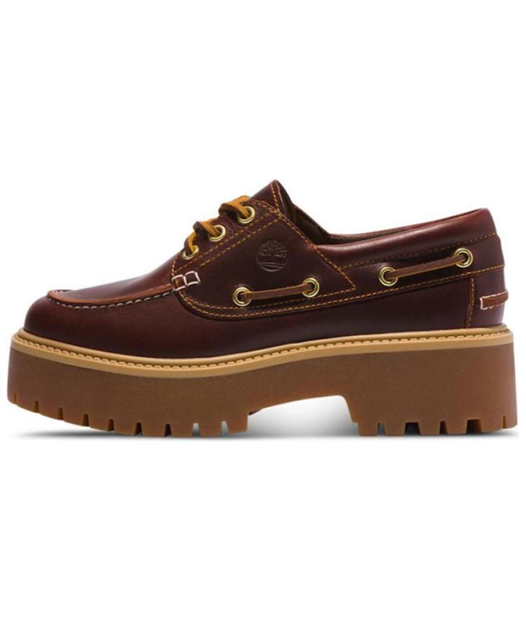 TIMBERLAND Красные кожаные туфли, фото 2