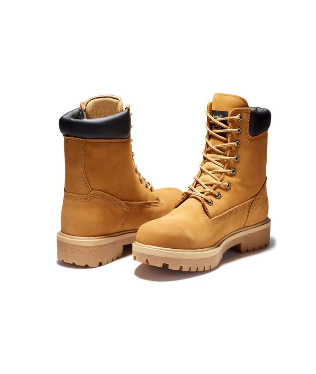 TIMBERLAND Коричневые нубуковые высокие ботинки, фото 4