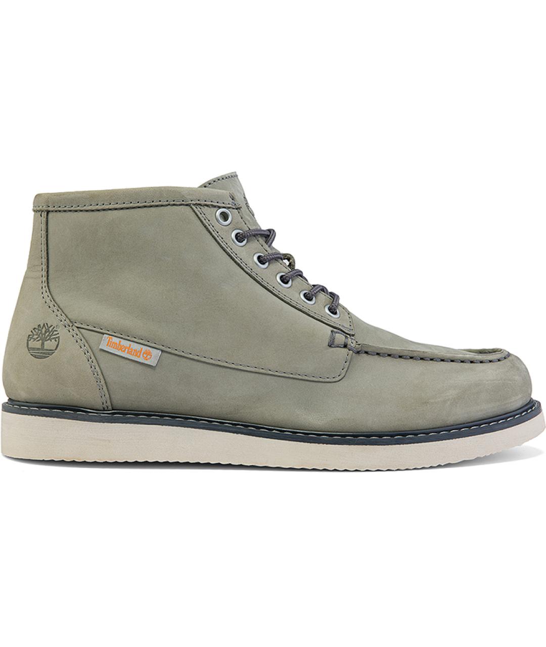 TIMBERLAND Серые кожаные низкие ботинки, фото 1