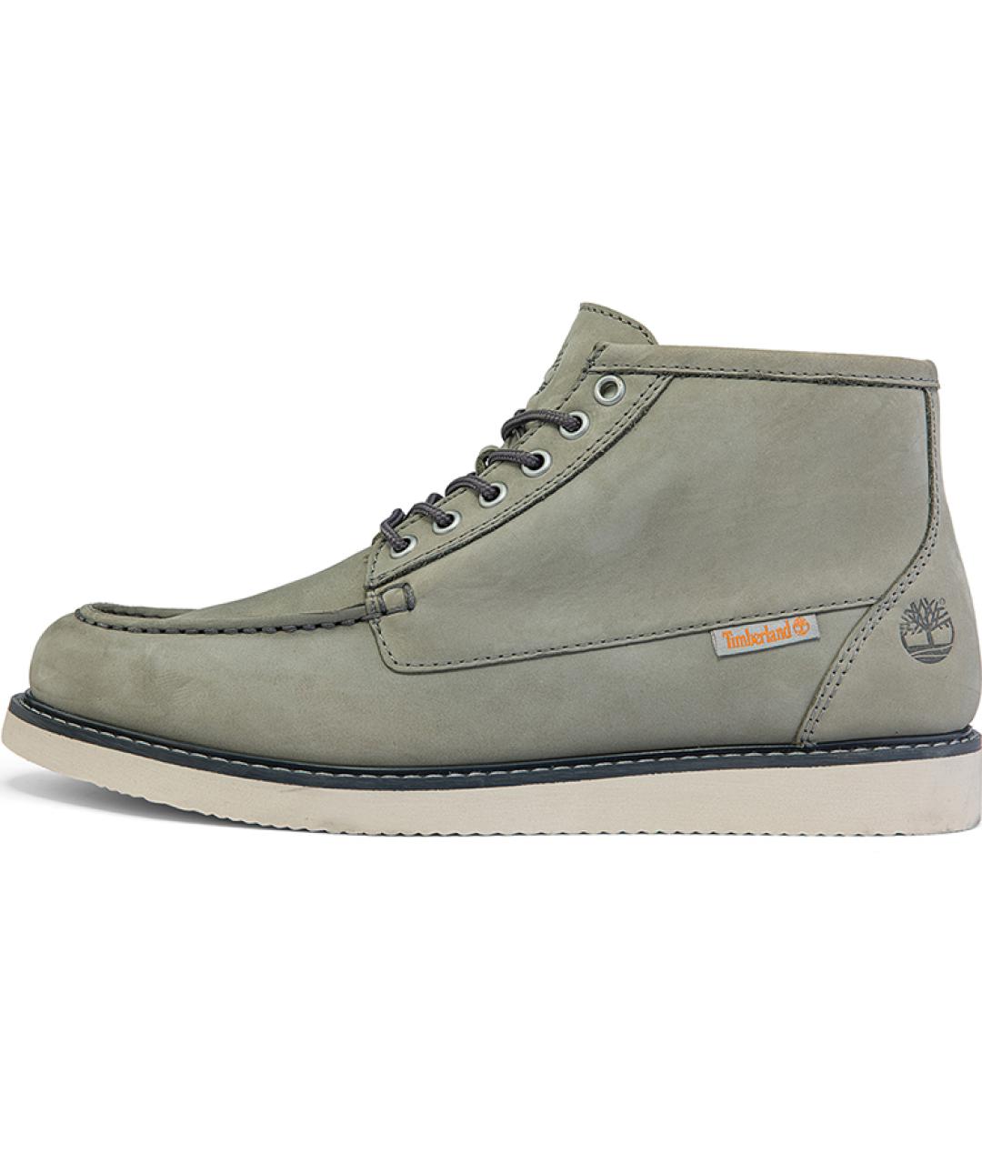 TIMBERLAND Серые кожаные низкие ботинки, фото 2