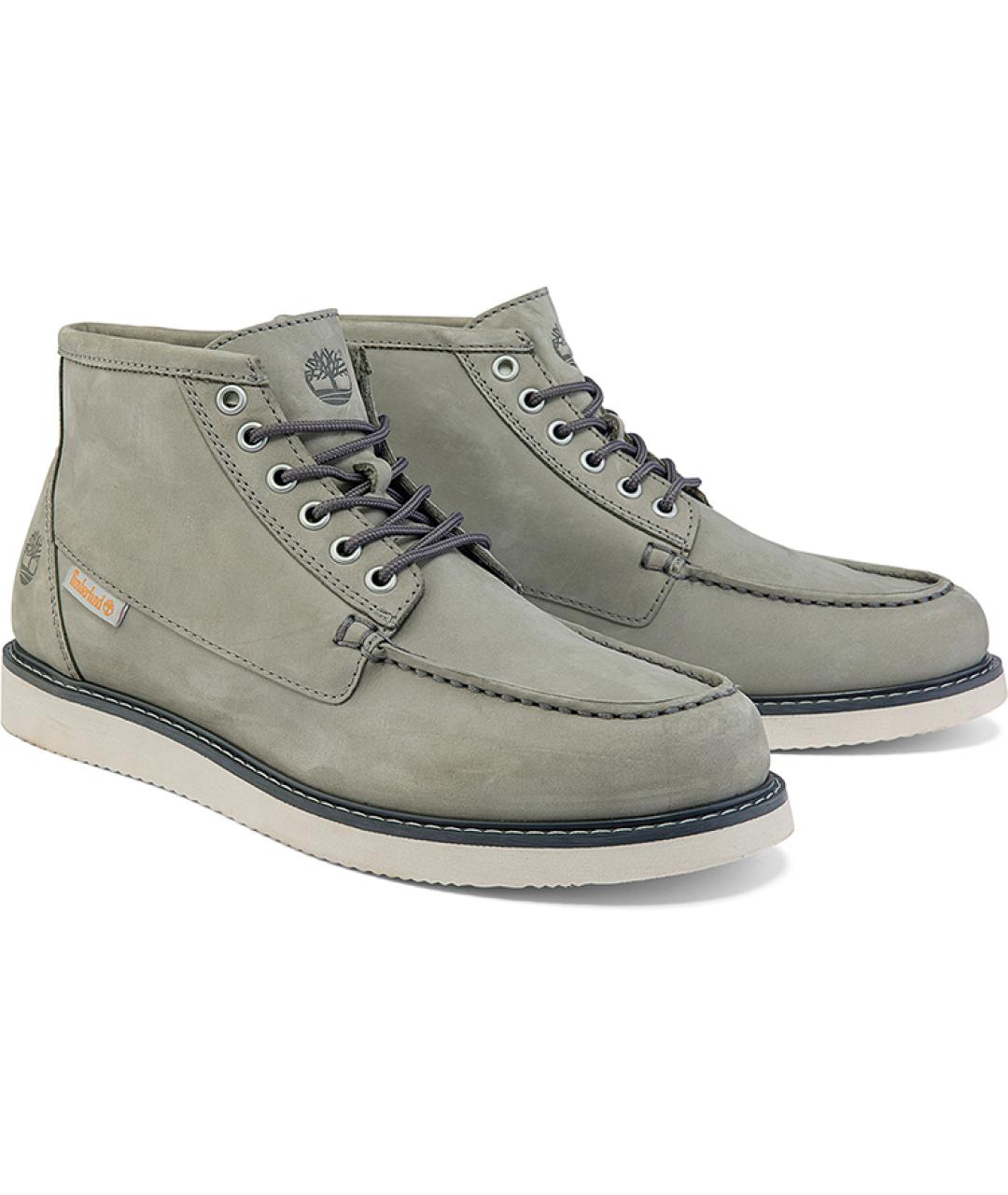 TIMBERLAND Серые кожаные низкие ботинки, фото 4