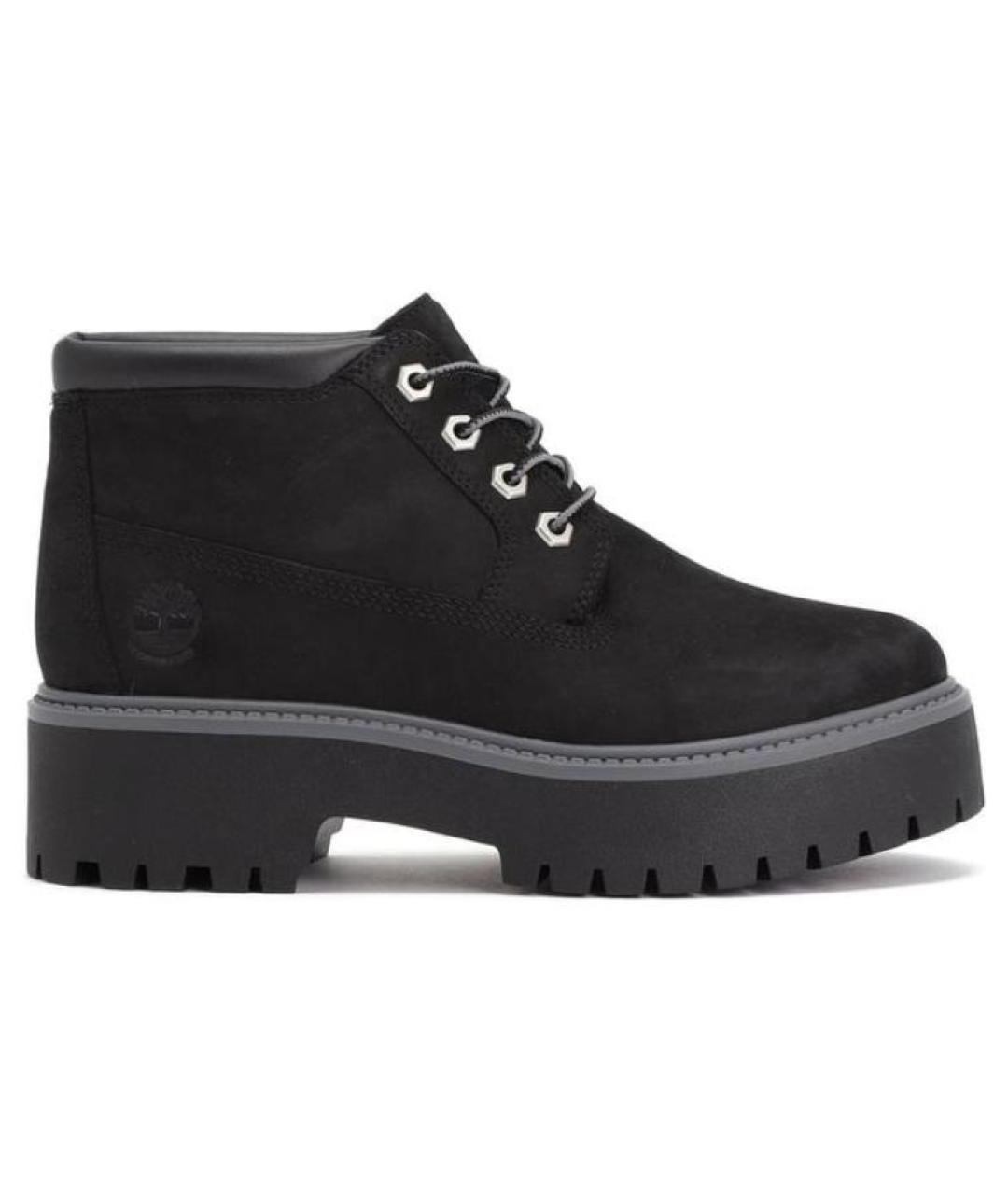 TIMBERLAND Черные нубуковые ботинки, фото 1