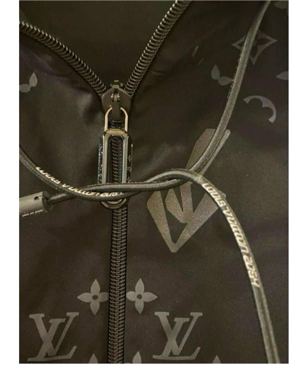 LOUIS VUITTON Черная полиамидовая спортивная куртка, фото 3