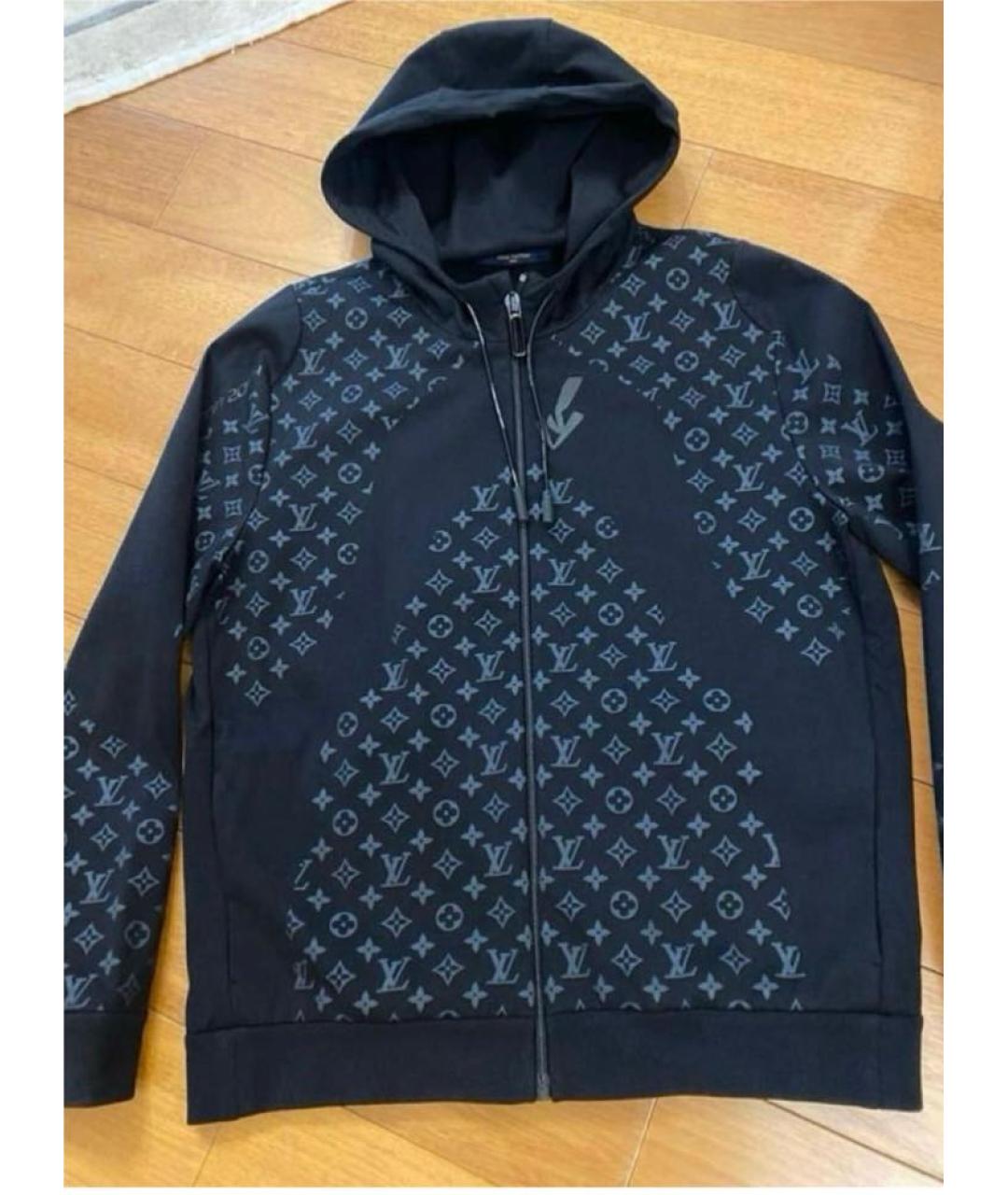 LOUIS VUITTON Черная полиамидовая спортивная куртка, фото 2