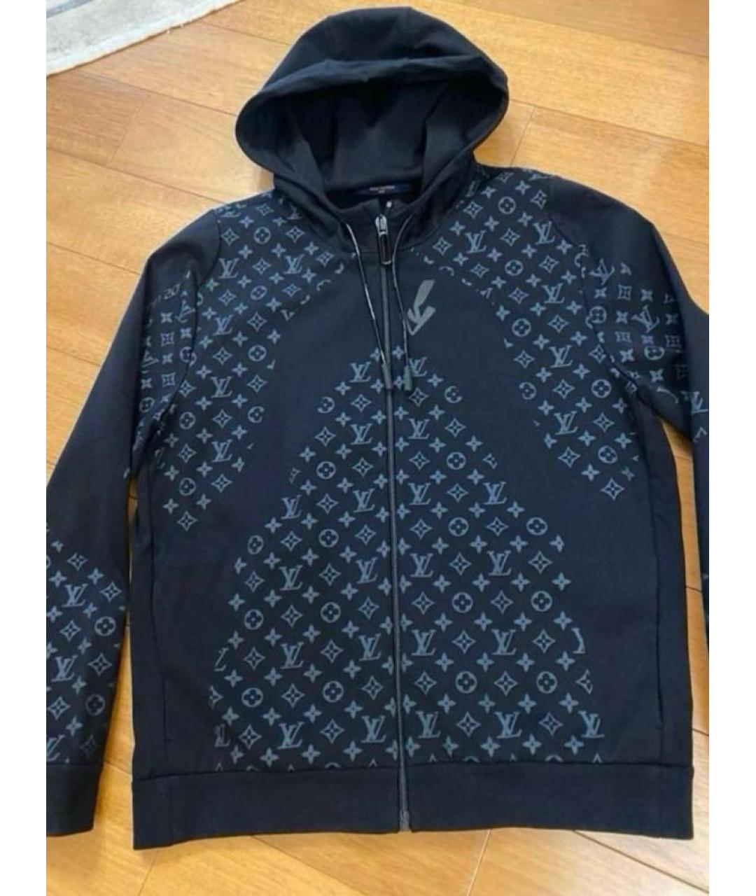 LOUIS VUITTON Черная полиамидовая спортивная куртка, фото 8