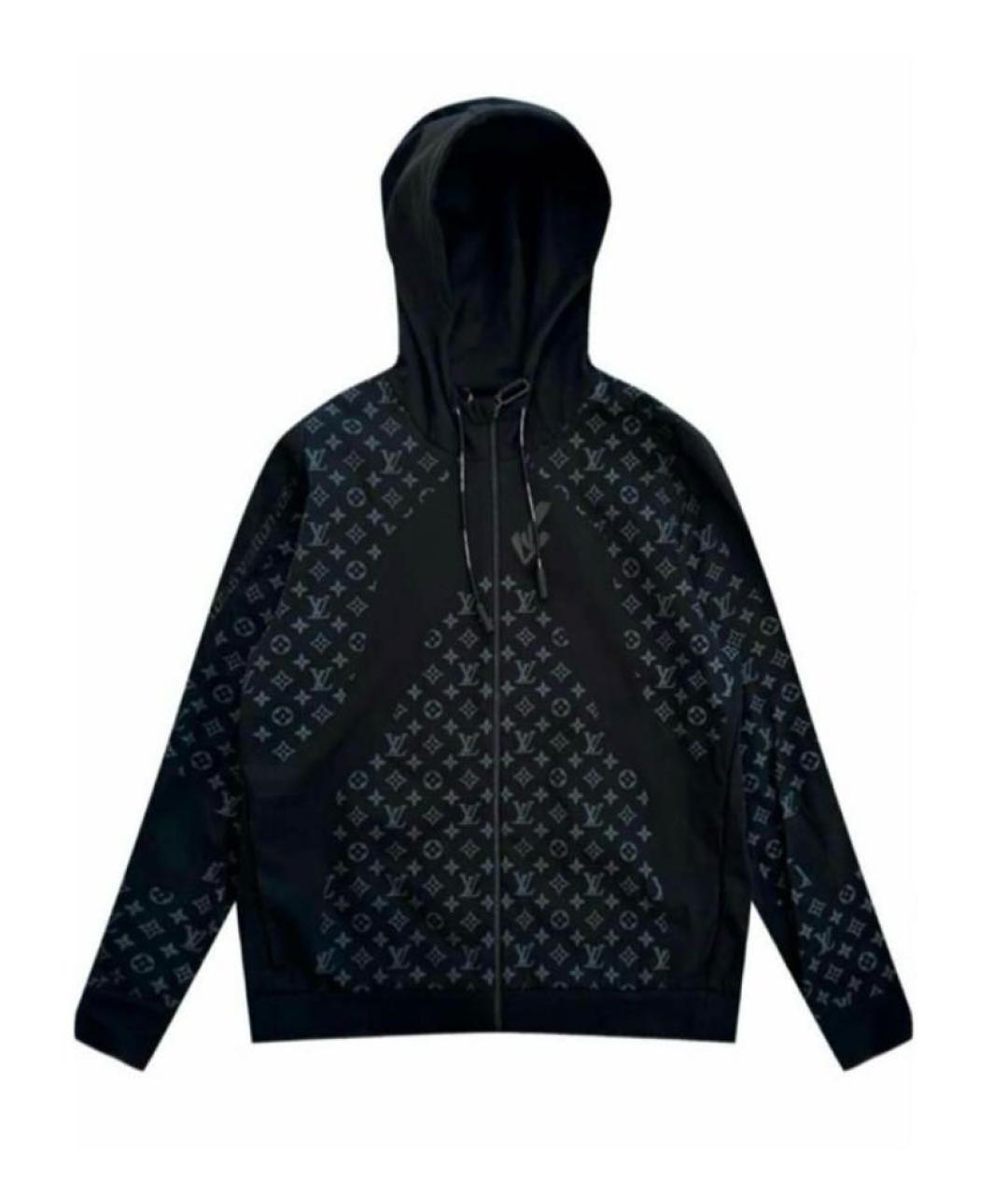 LOUIS VUITTON Черная полиамидовая спортивная куртка, фото 9