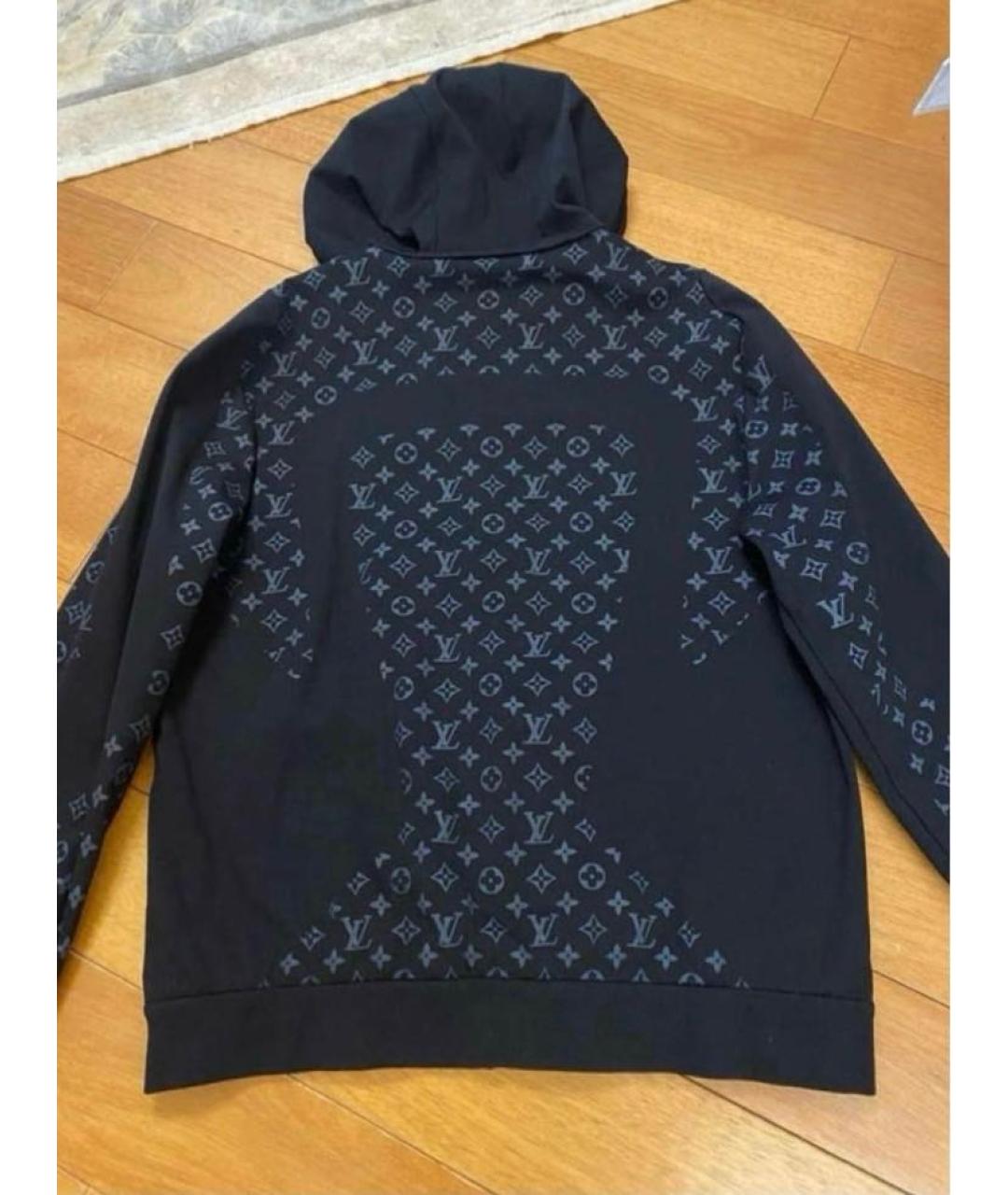 LOUIS VUITTON Черная полиамидовая спортивная куртка, фото 4