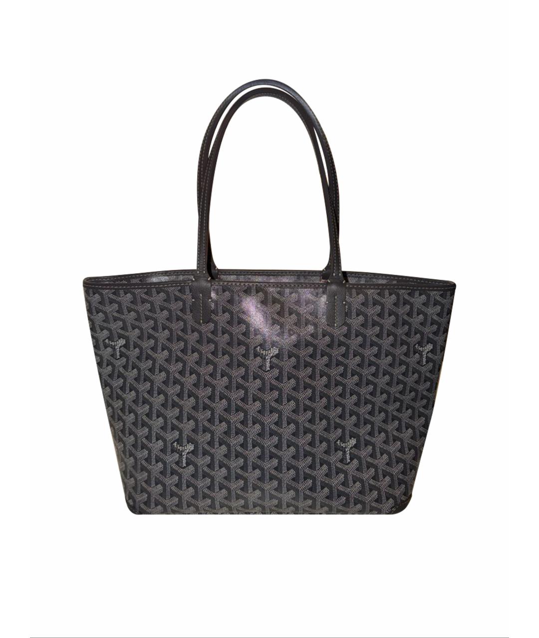 GOYARD Серая сумка тоут из канвы, фото 1