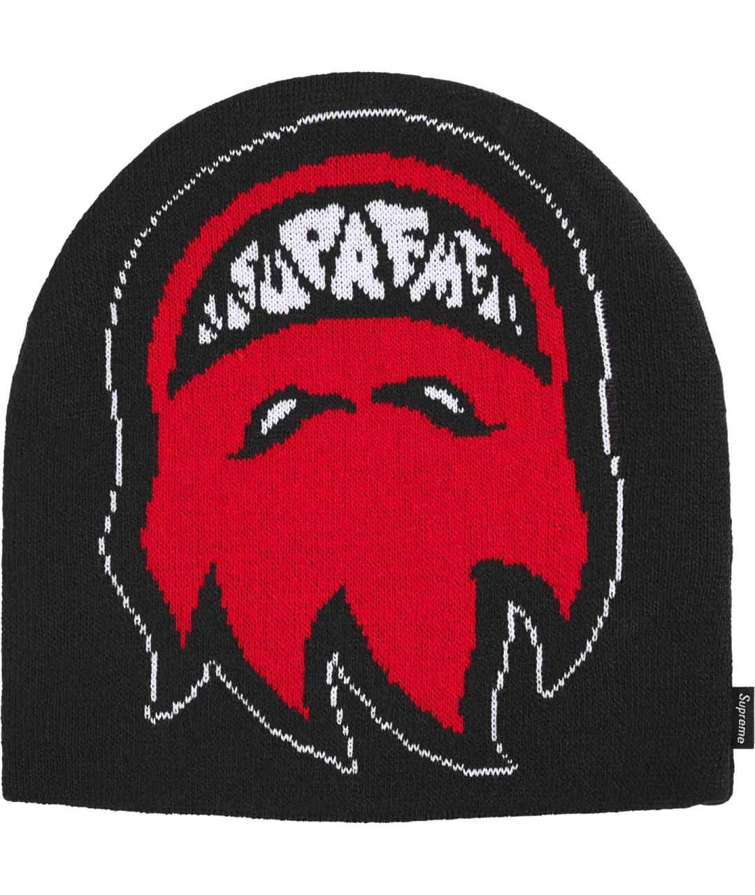 SUPREME Черная шапка, фото 1