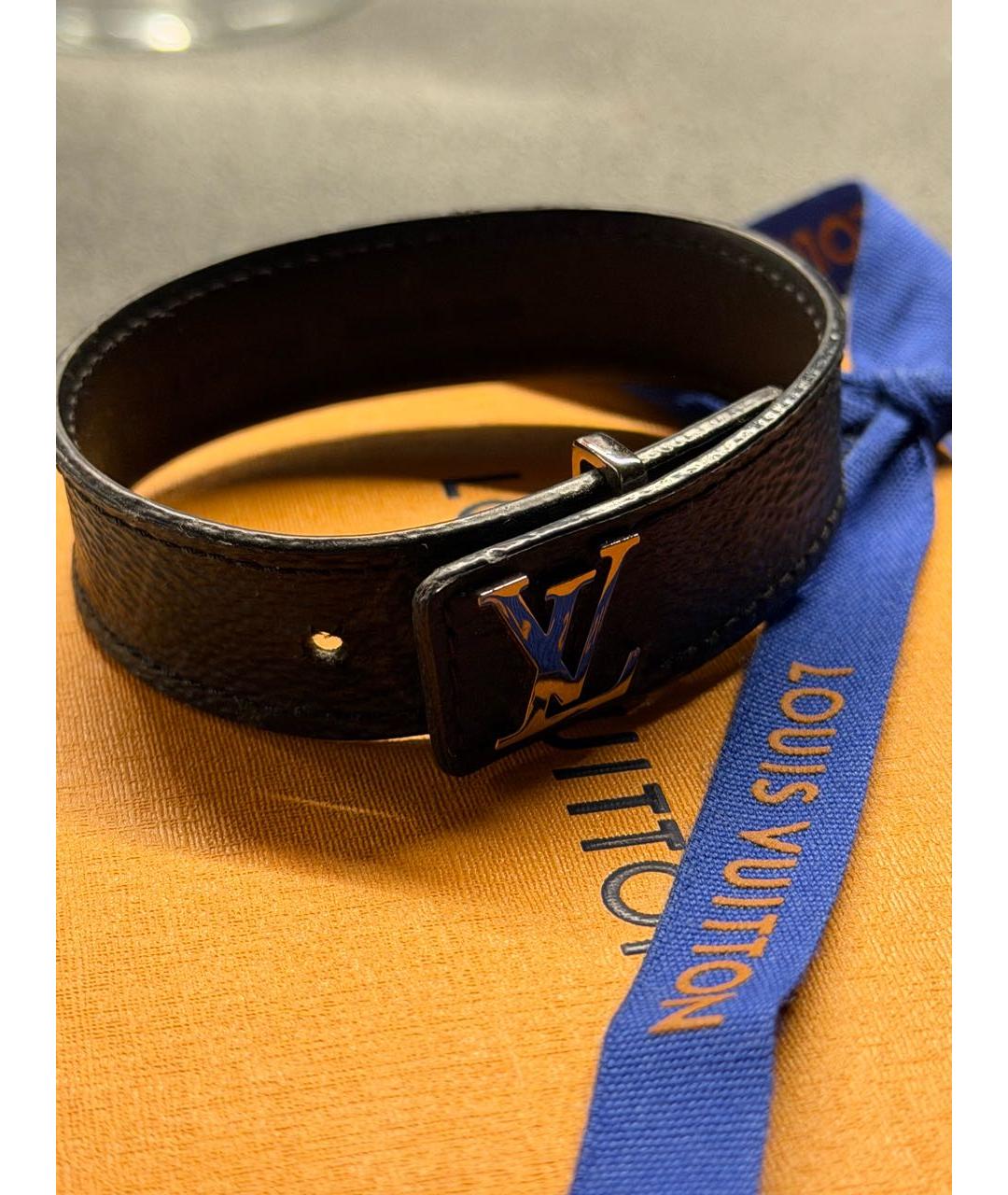 LOUIS VUITTON Черный браслет, фото 2