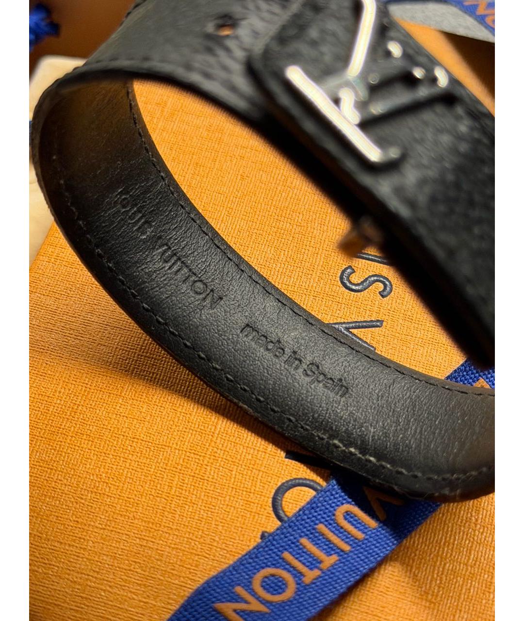 LOUIS VUITTON Черный браслет, фото 5