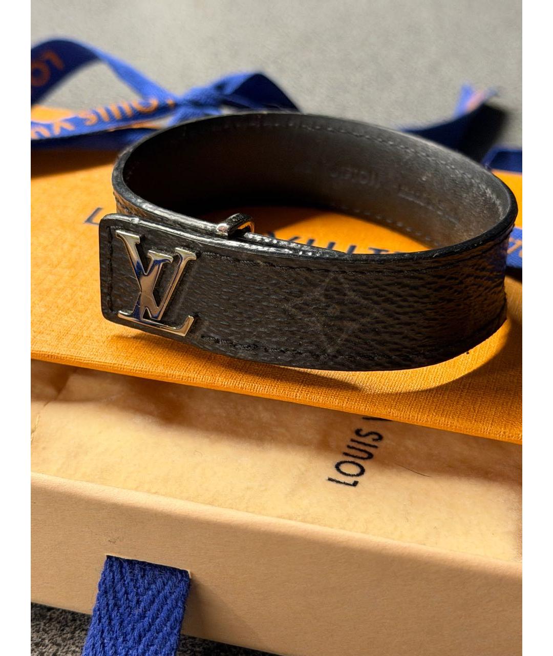 LOUIS VUITTON Черный браслет, фото 9