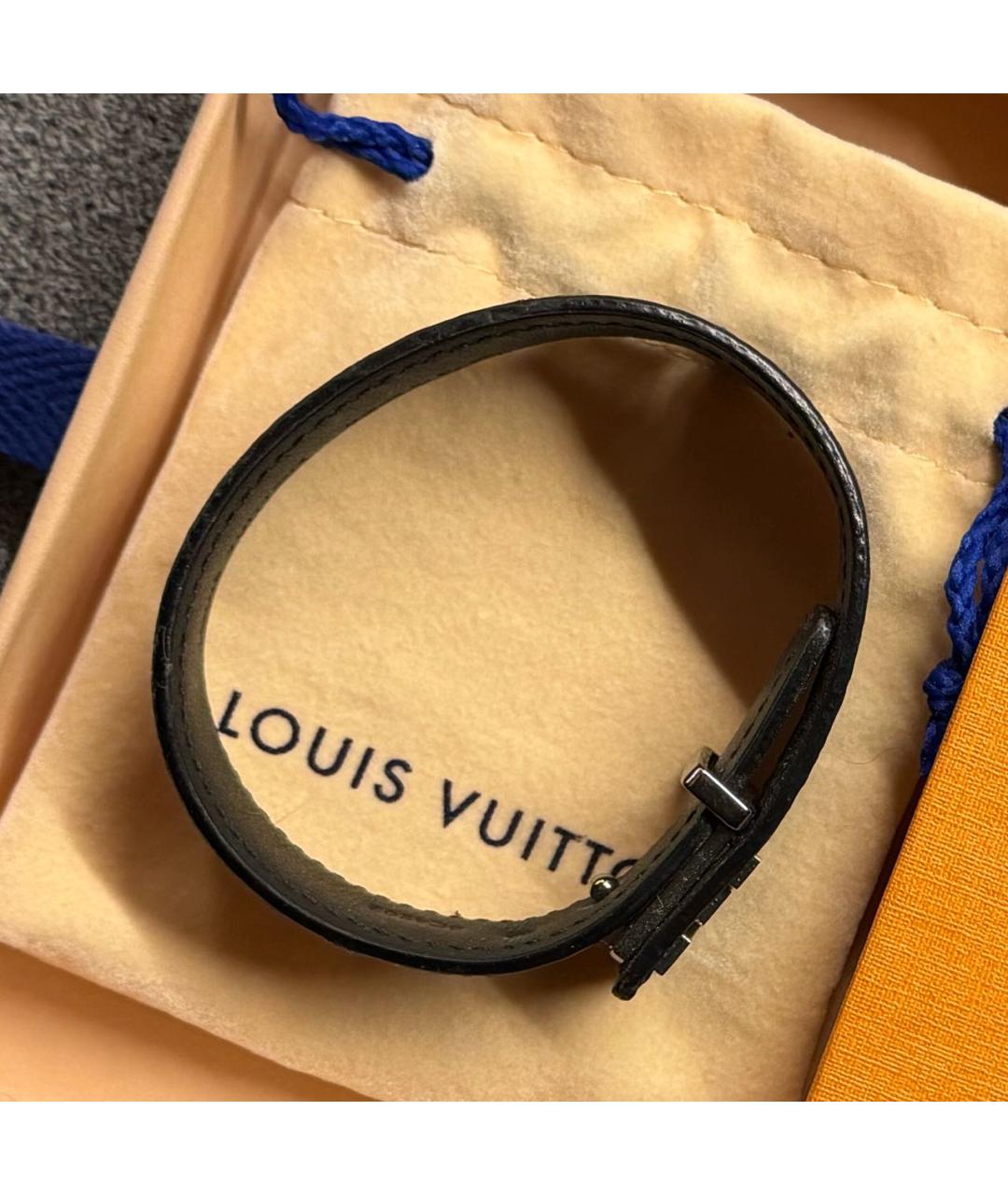 LOUIS VUITTON Черный браслет, фото 3
