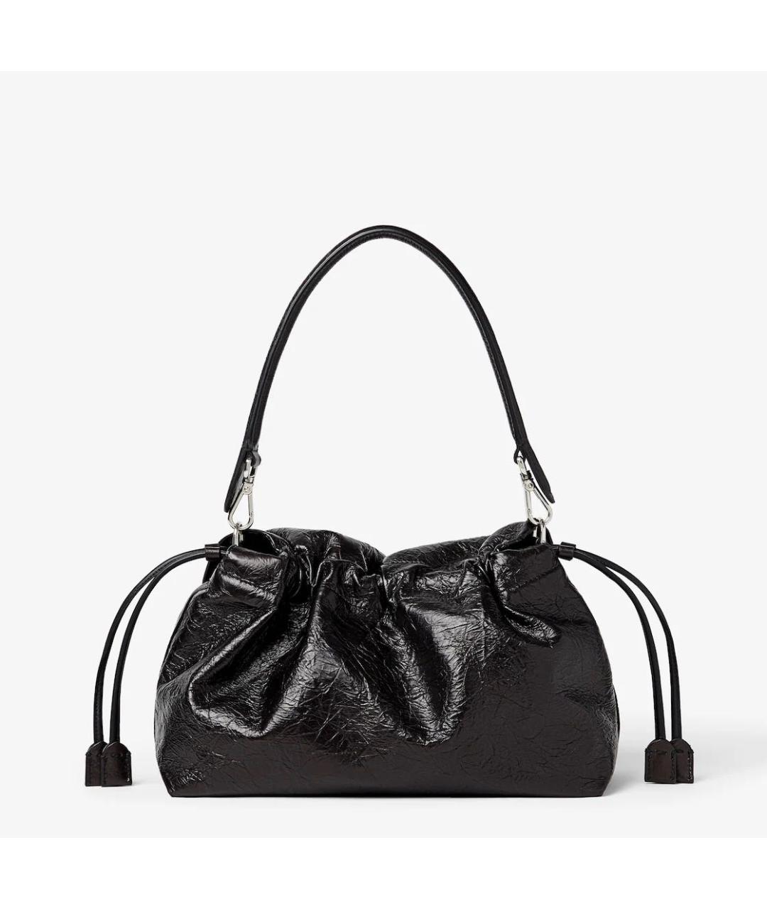 FENDI Черная кожаная сумка через плечо, фото 3