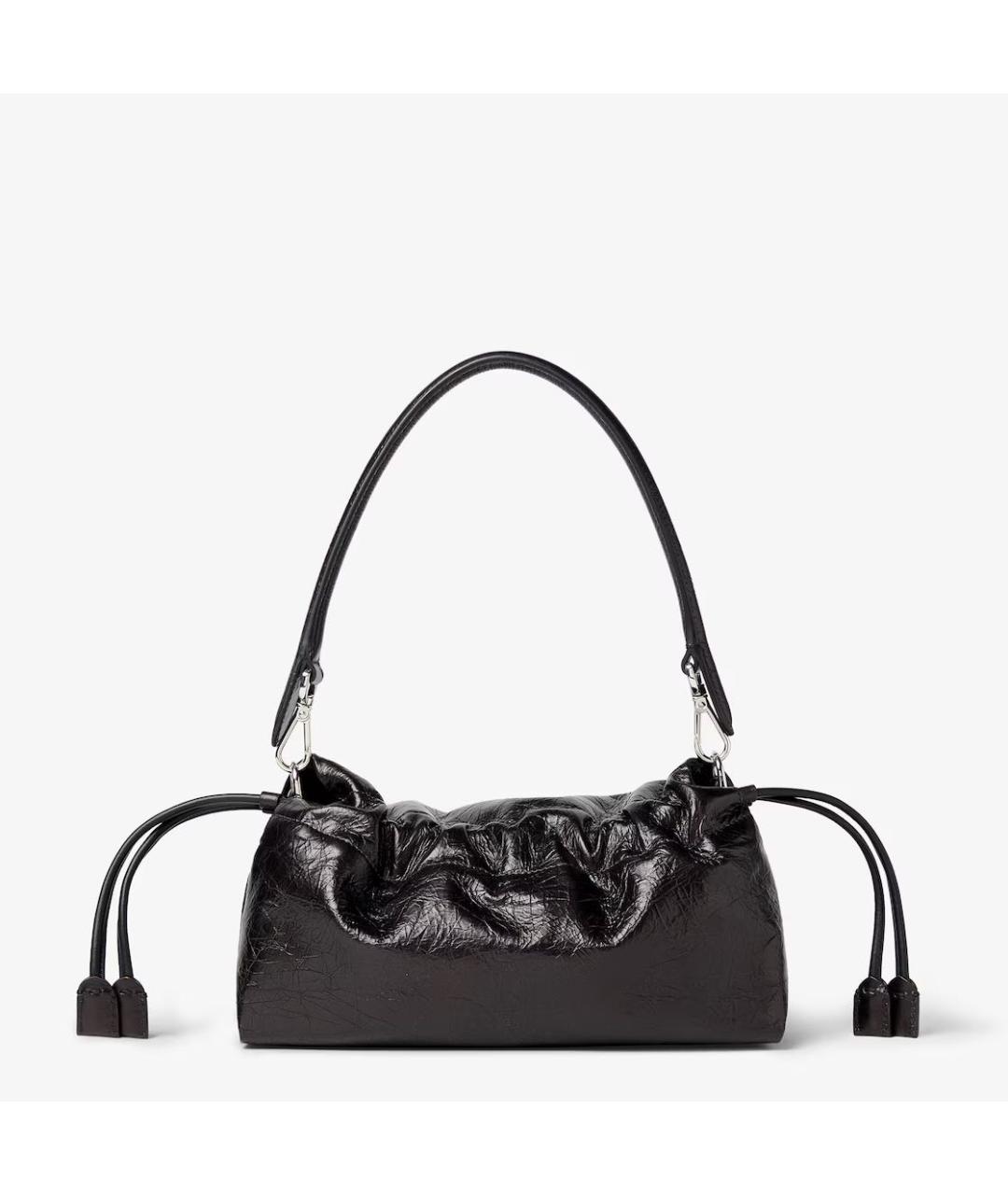 FENDI Черная кожаная сумка через плечо, фото 4
