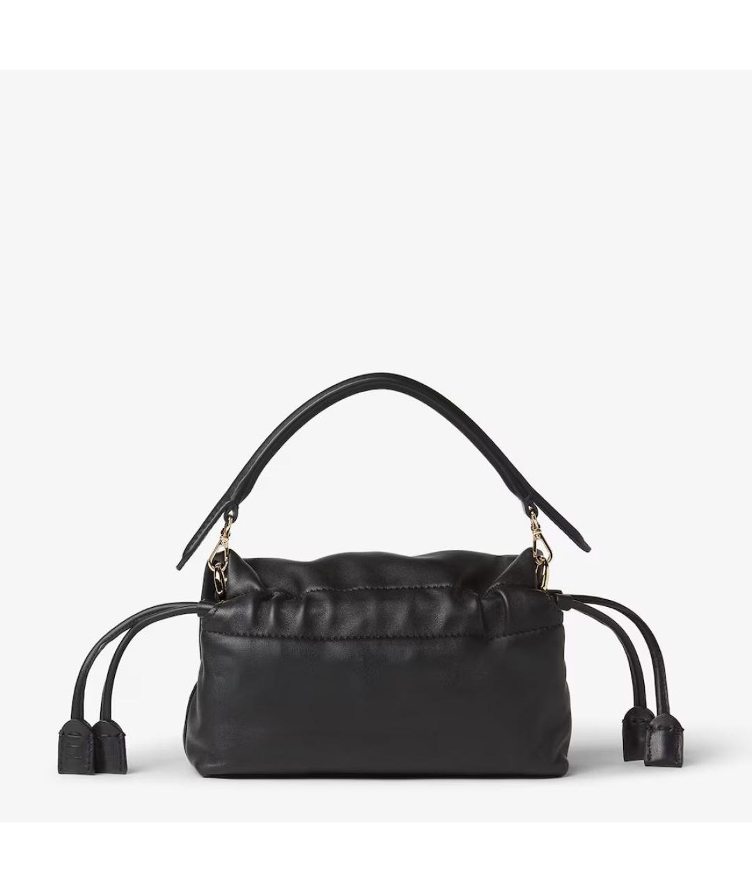 FENDI Черная кожаная сумка через плечо, фото 3