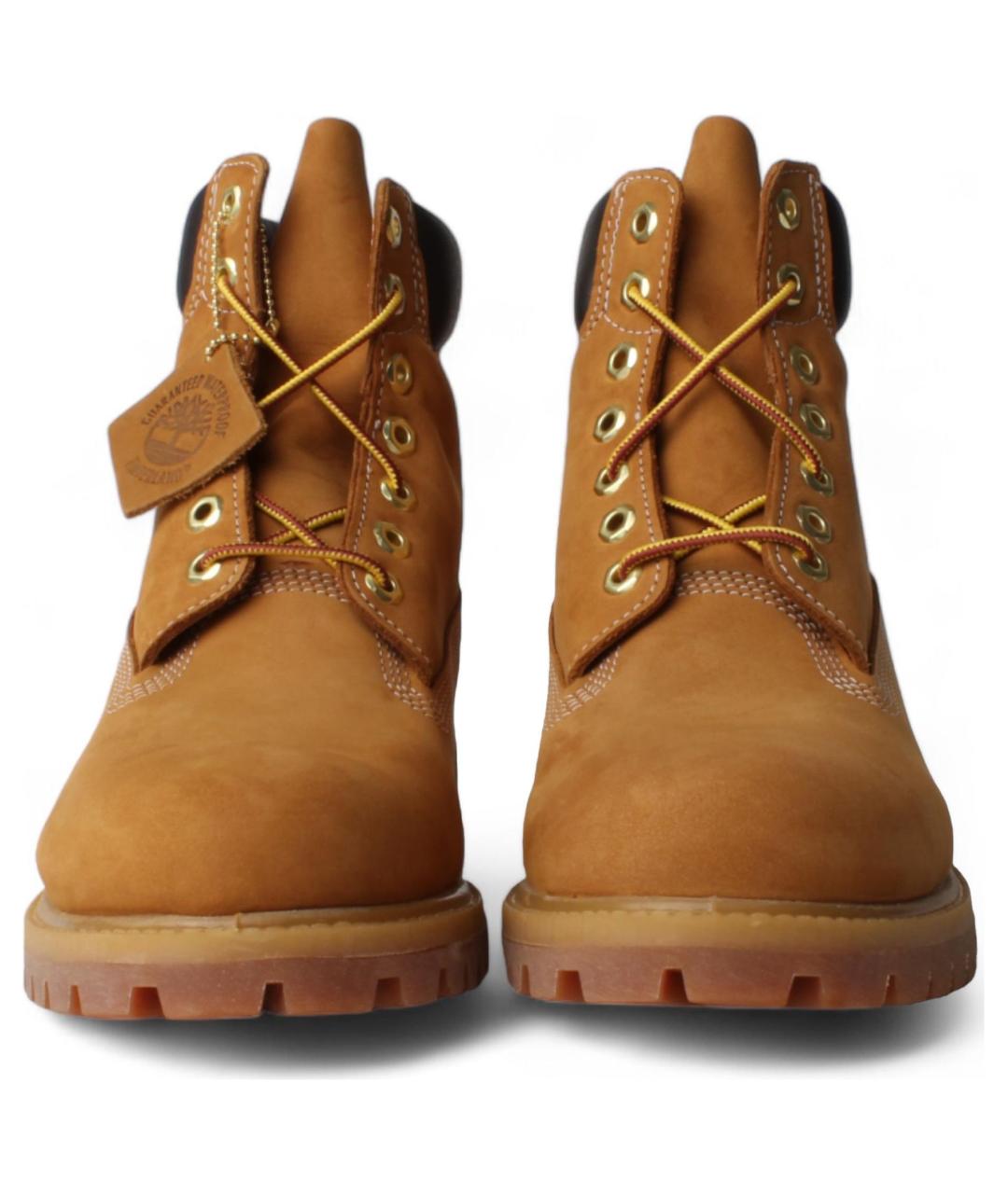TIMBERLAND Бежевые нубуковые высокие ботинки, фото 4