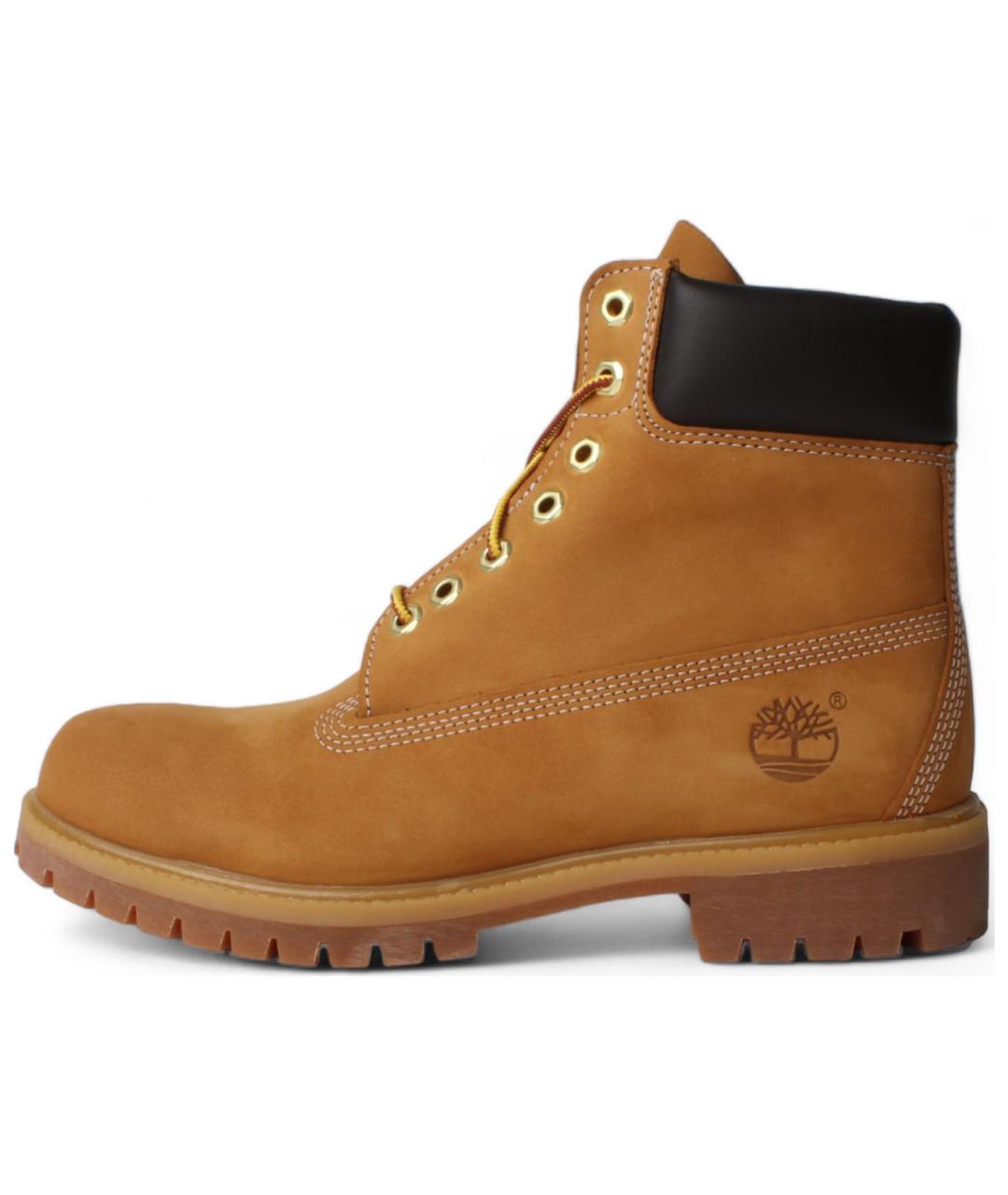 TIMBERLAND Бежевые нубуковые высокие ботинки, фото 6