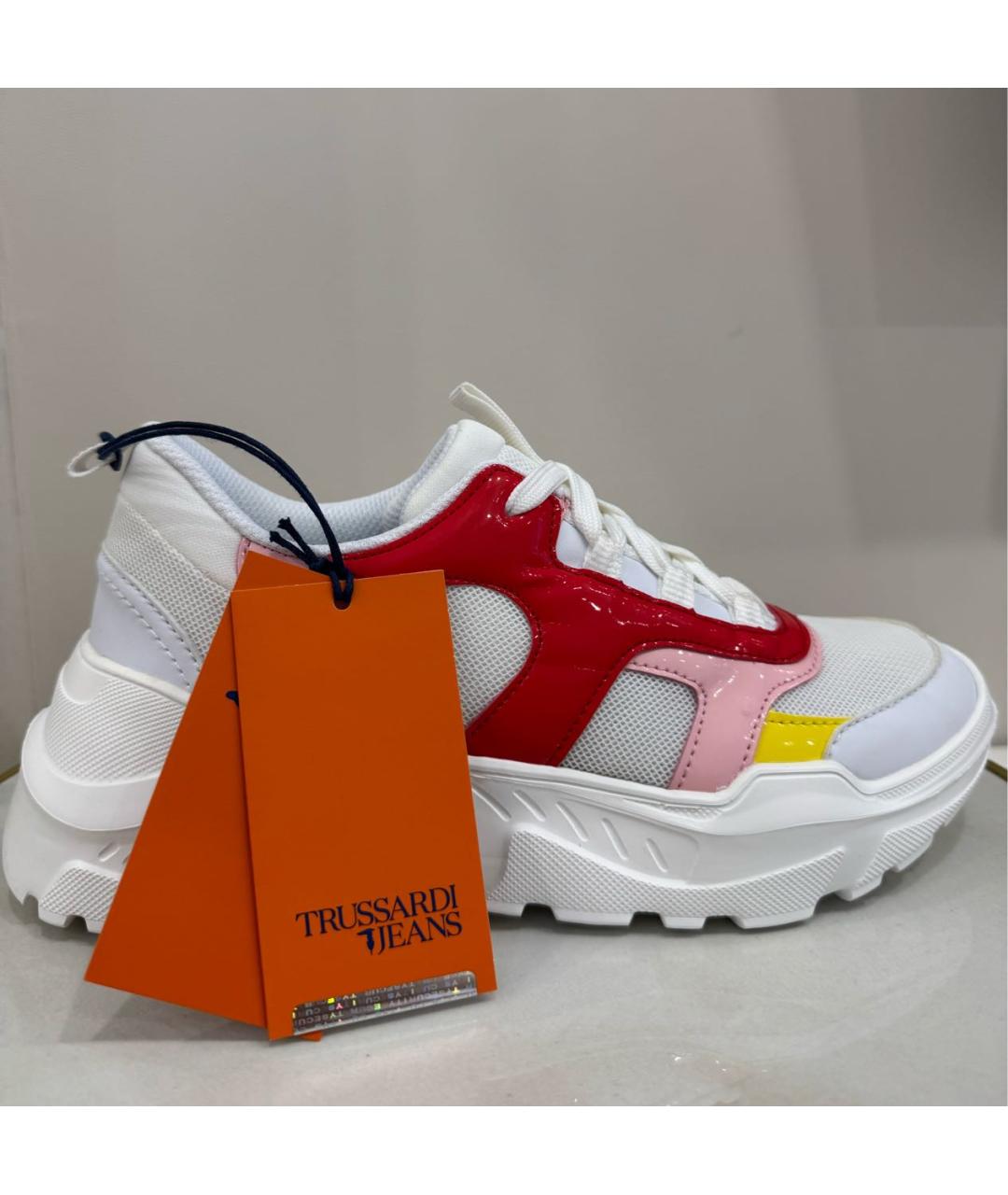 TRUSSARDI JEANS Мульти кроссовки из искусственной кожи, фото 2
