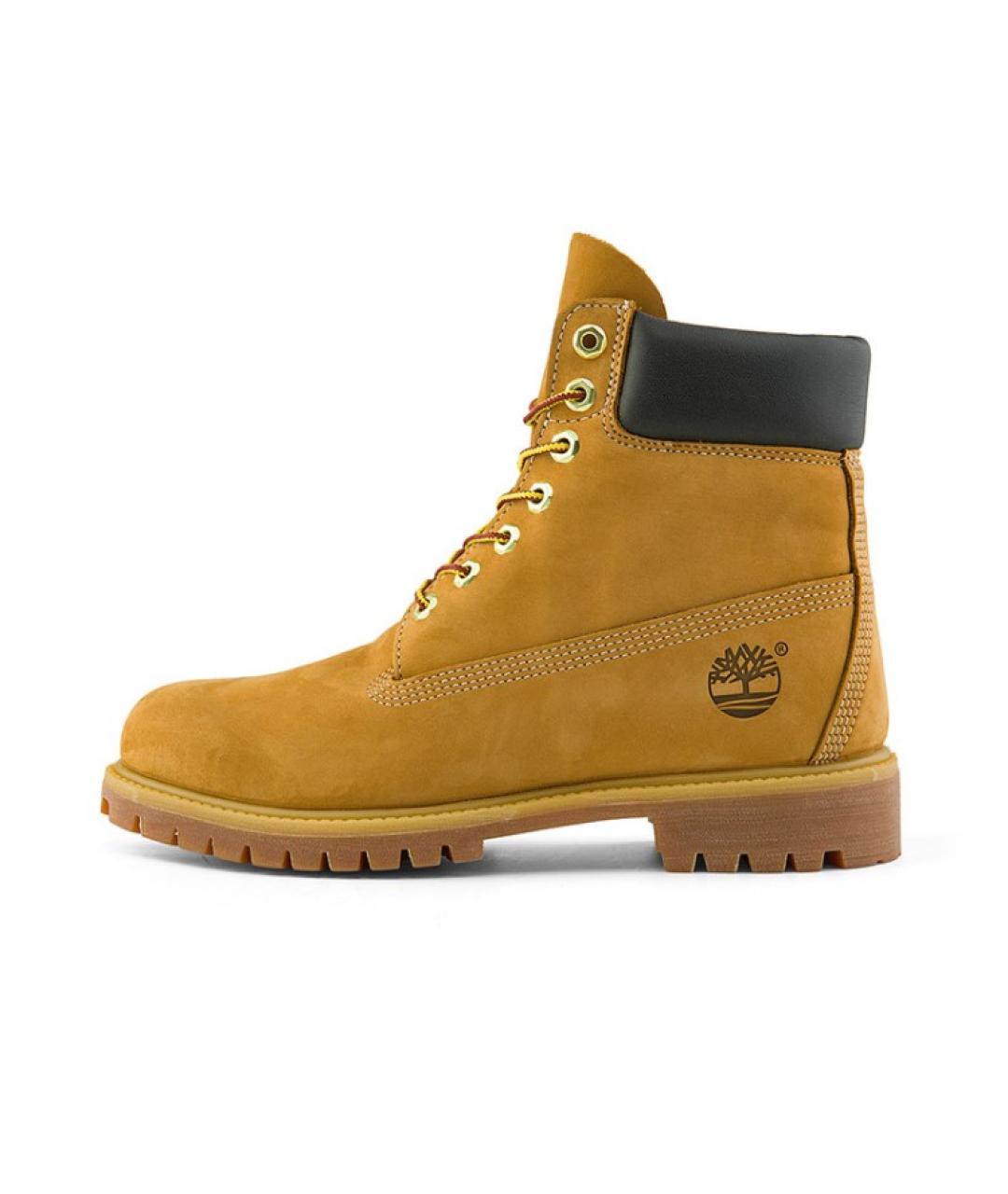 TIMBERLAND Бежевые нубуковые высокие ботинки, фото 2