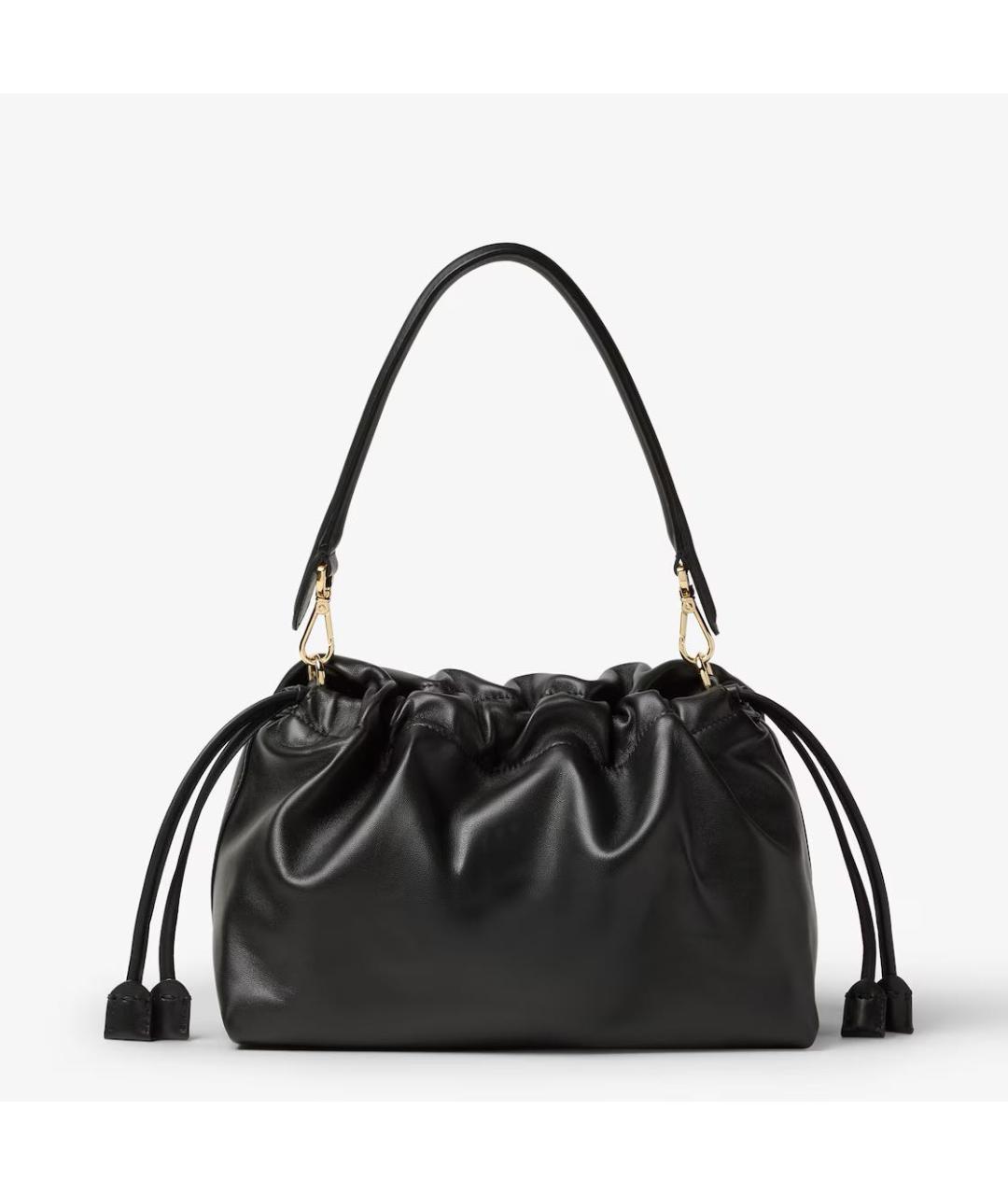 FENDI Черная кожаная сумка через плечо, фото 3
