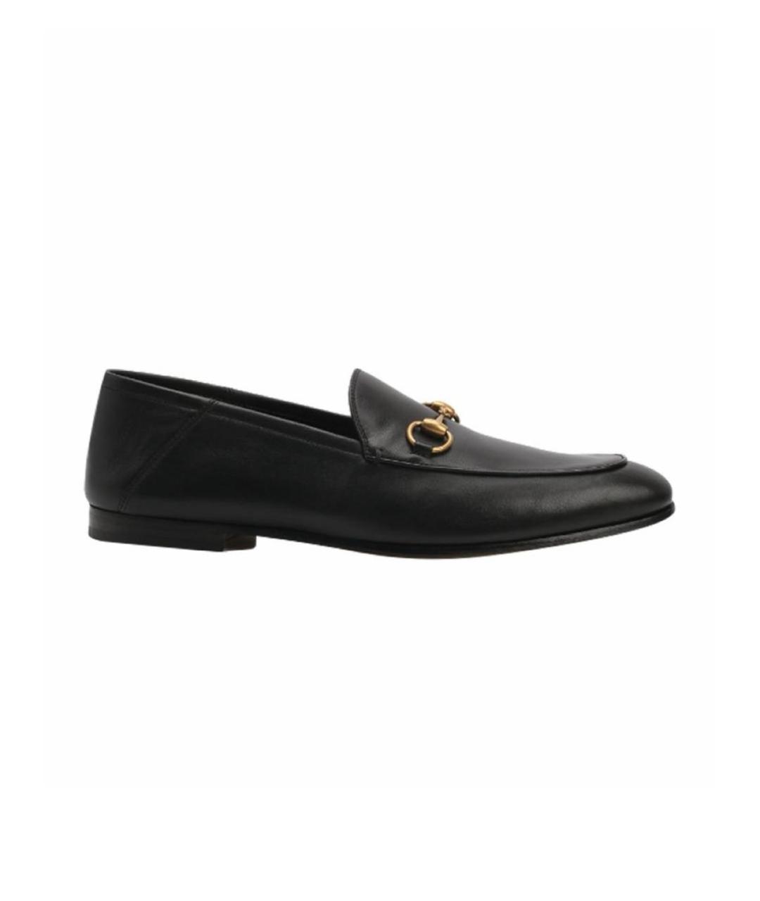 GUCCI Черные кожаные лоферы, фото 5