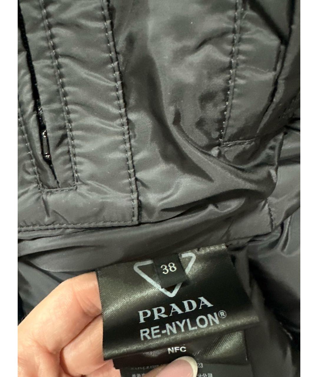 PRADA Черный пуховик, фото 7