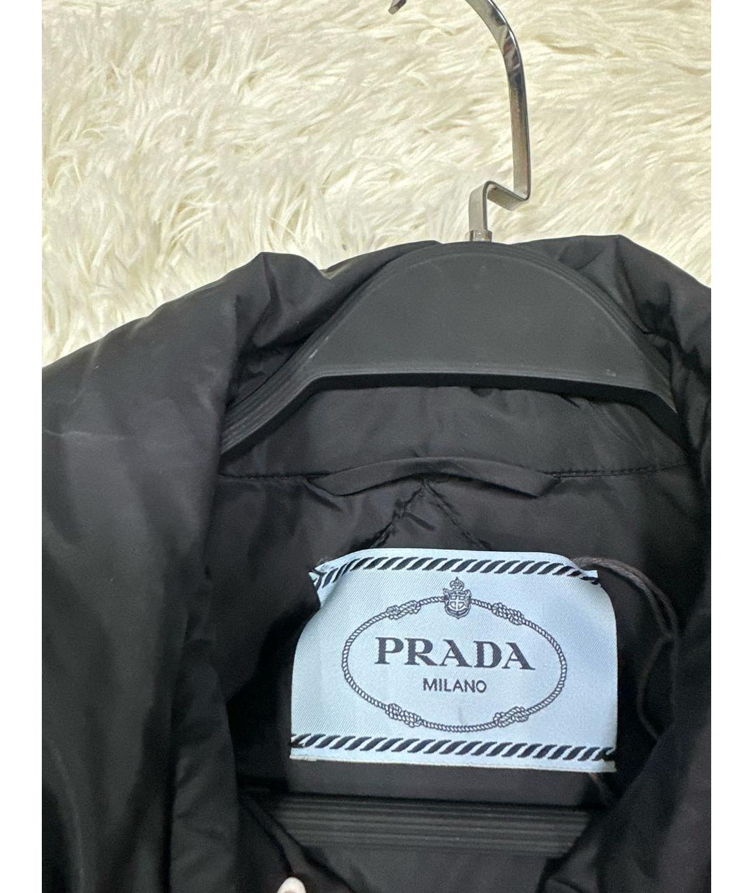 PRADA Черный пуховик, фото 4