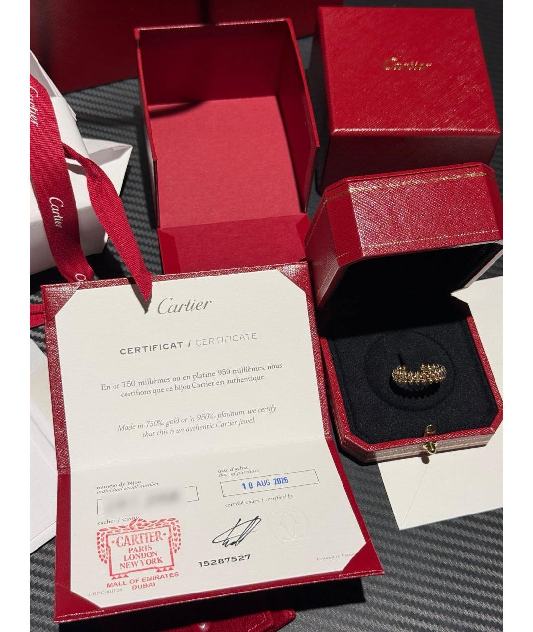 CARTIER Розовое кольцо из розового золота, фото 6