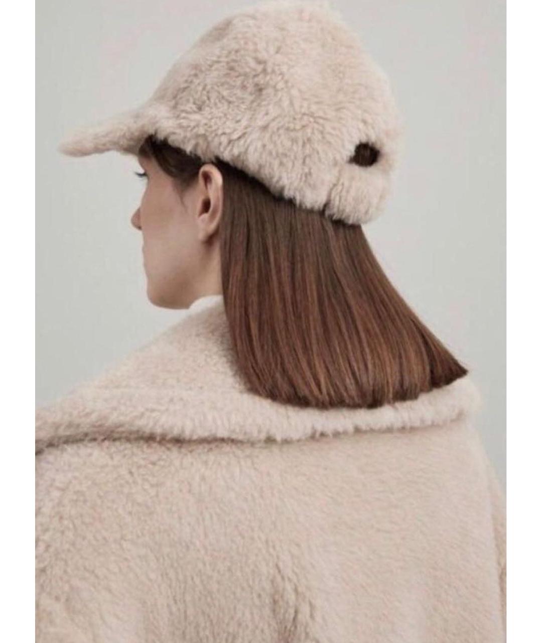 MAX MARA Бежевая шапка, фото 3