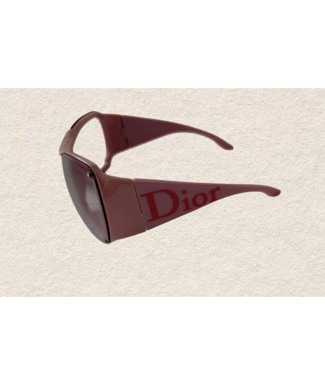 CHRISTIAN DIOR Розовые солнцезащитные очки, фото 4