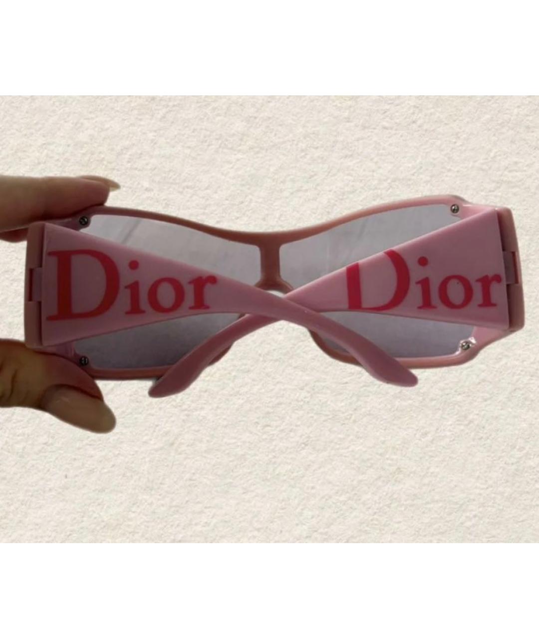 CHRISTIAN DIOR Розовые солнцезащитные очки, фото 6