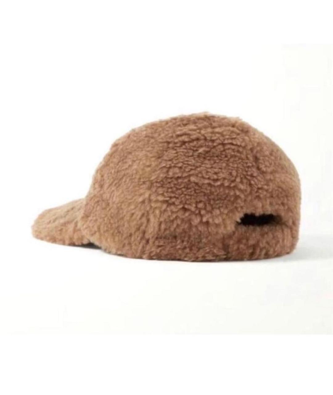 MAX MARA Коричневая шапка, фото 2