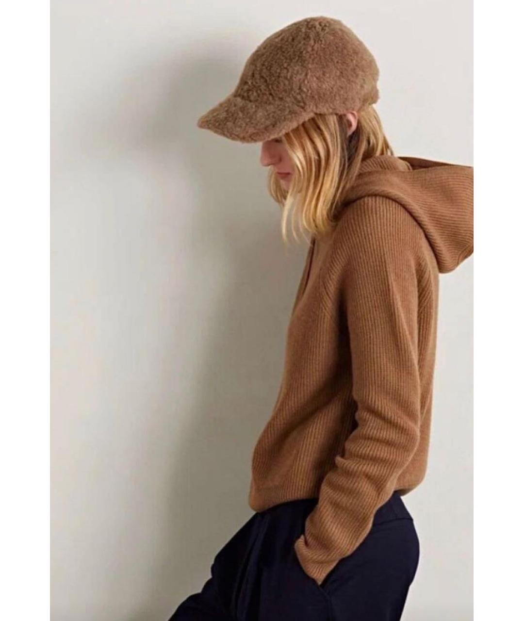 MAX MARA Коричневая шапка, фото 3