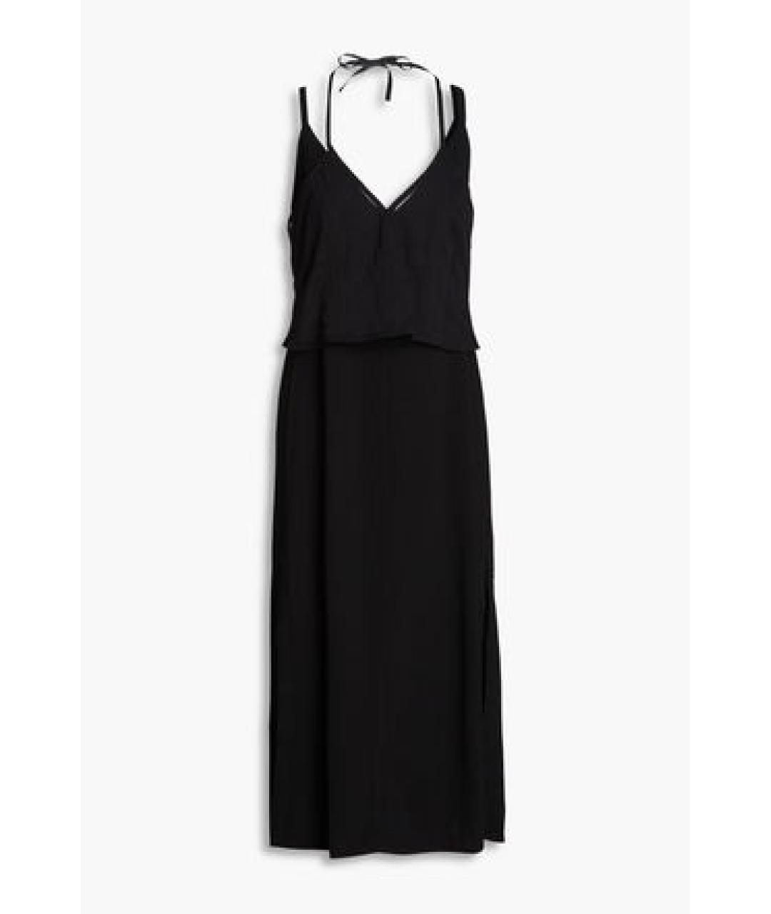 3.1 PHILLIP LIM Черное вискозное коктейльное платье, фото 6