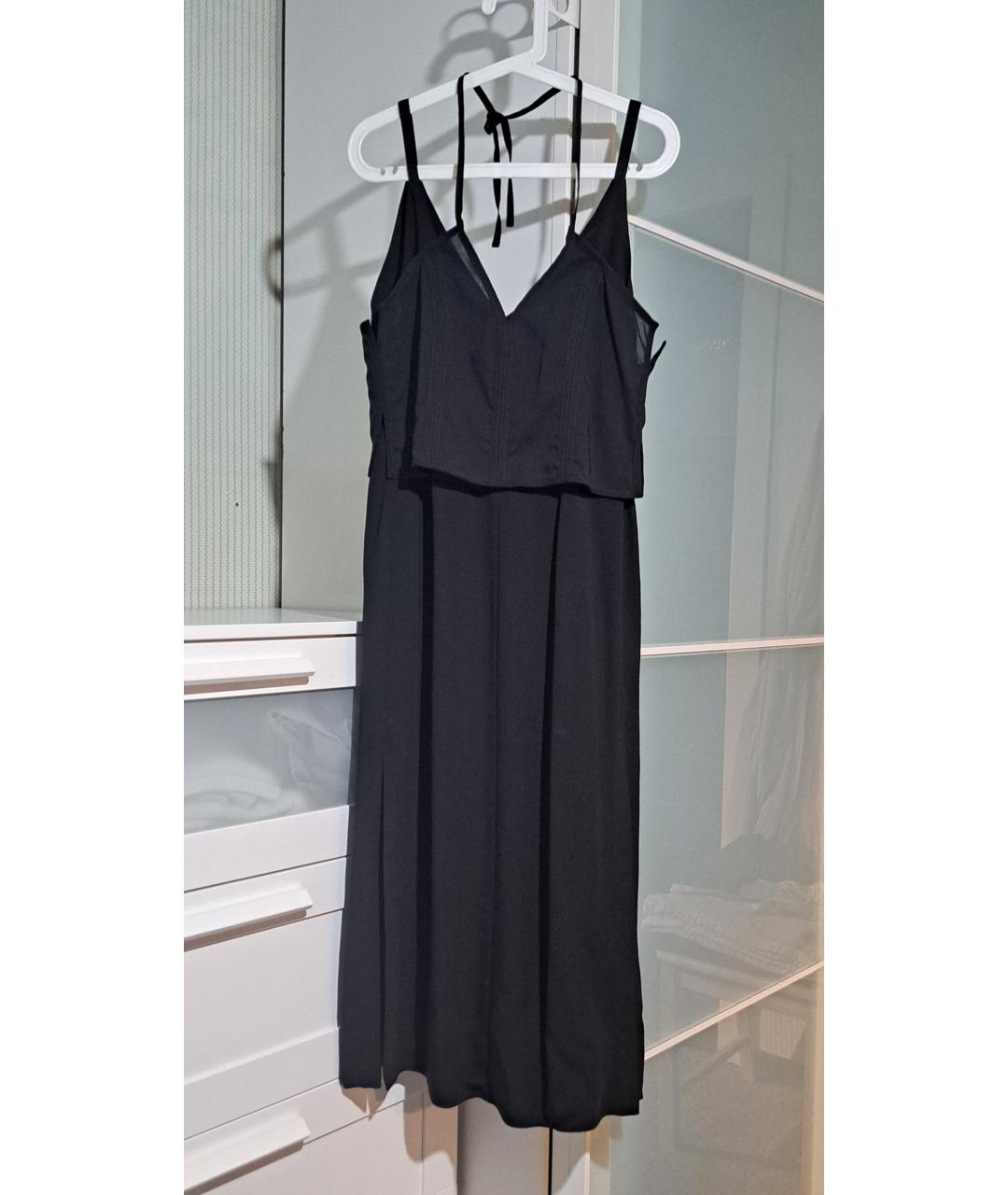 3.1 PHILLIP LIM Черное вискозное коктейльное платье, фото 2