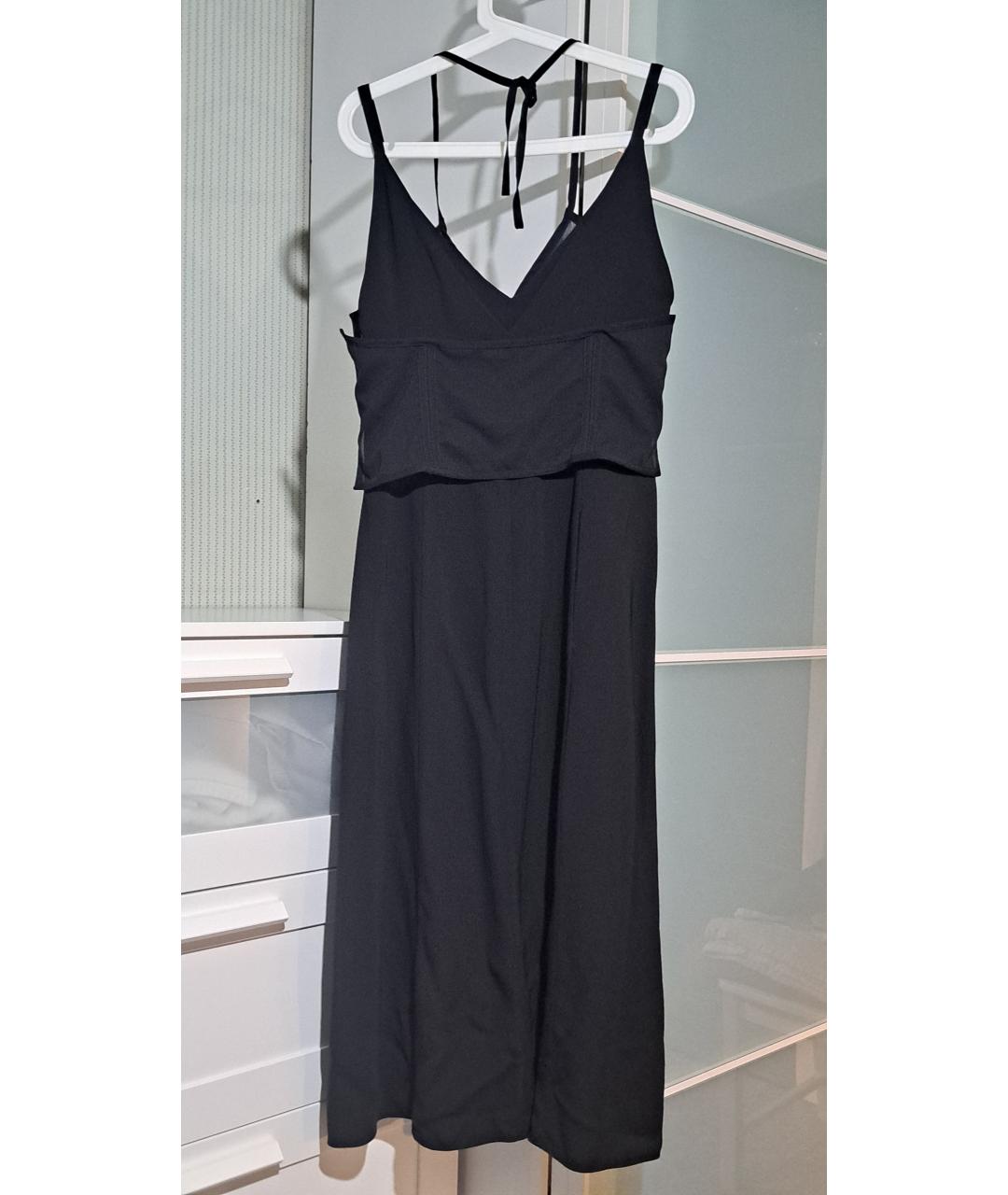 3.1 PHILLIP LIM Черное вискозное коктейльное платье, фото 3