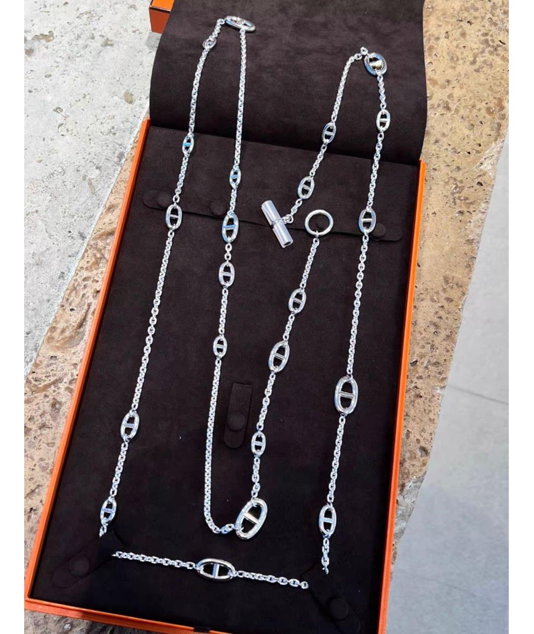HERMES Серебряная серебряная подвеска, фото 3