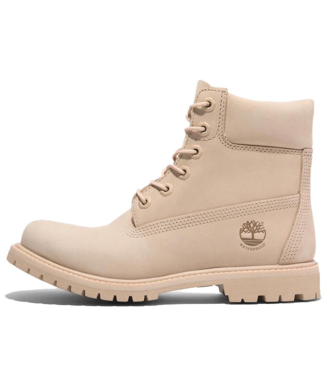 TIMBERLAND Бежевые нубуковые ботинки, фото 6