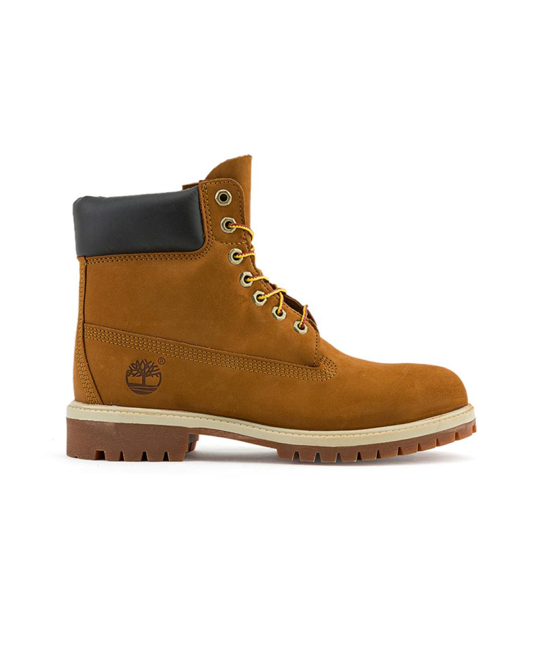 TIMBERLAND Коричневые нубуковые высокие ботинки, фото 2