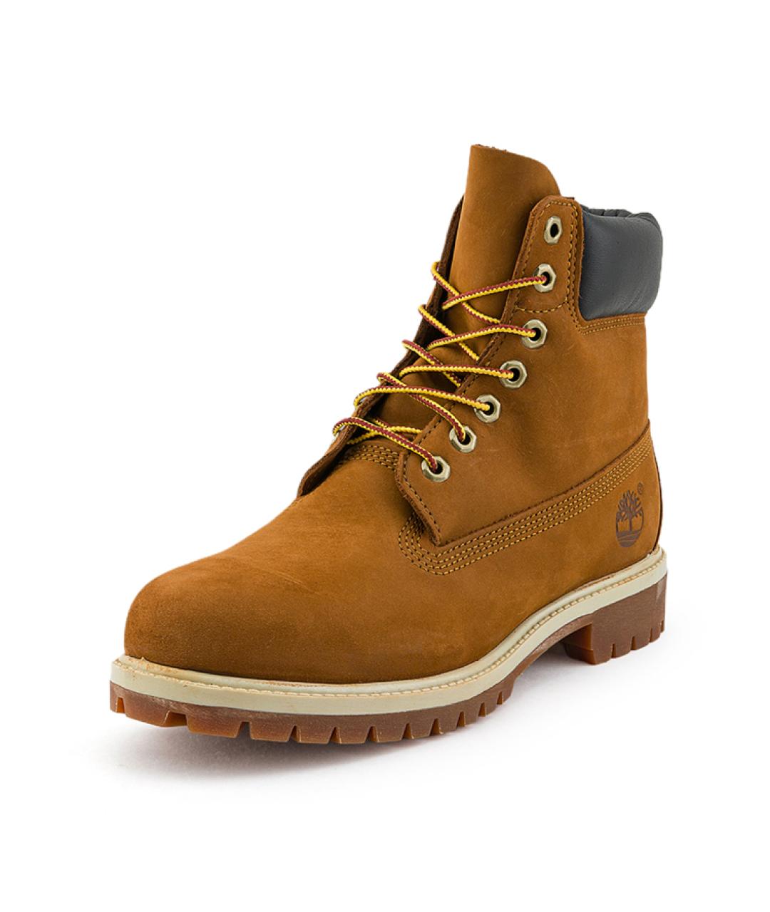 TIMBERLAND Коричневые нубуковые высокие ботинки, фото 3