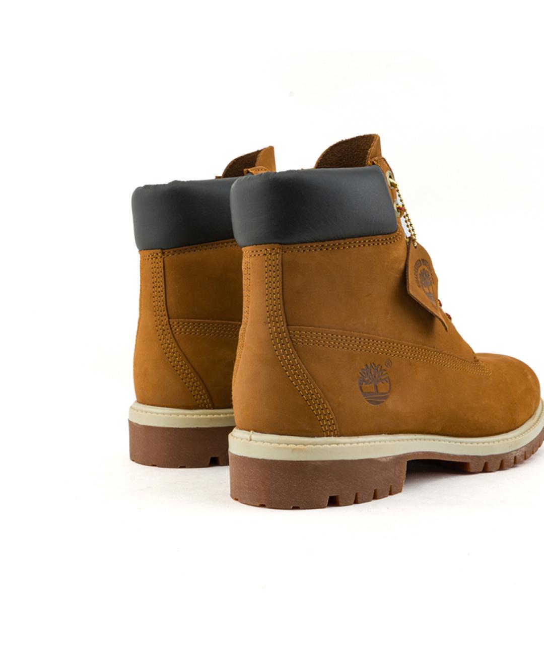 TIMBERLAND Коричневые нубуковые высокие ботинки, фото 5