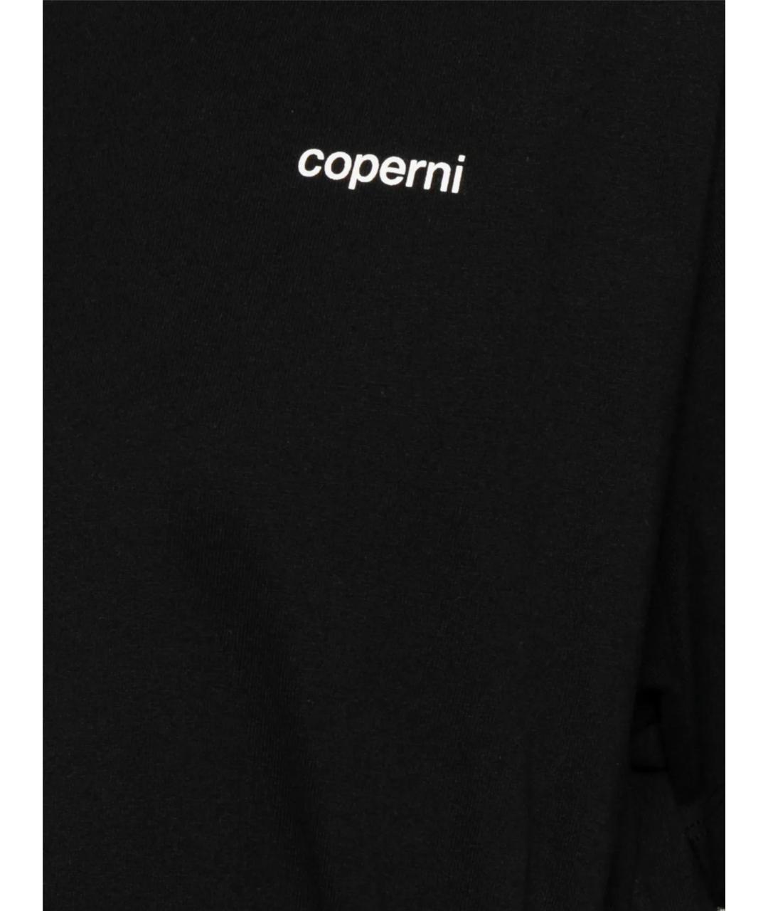COPERNI Черная хлопковая футболка, фото 2