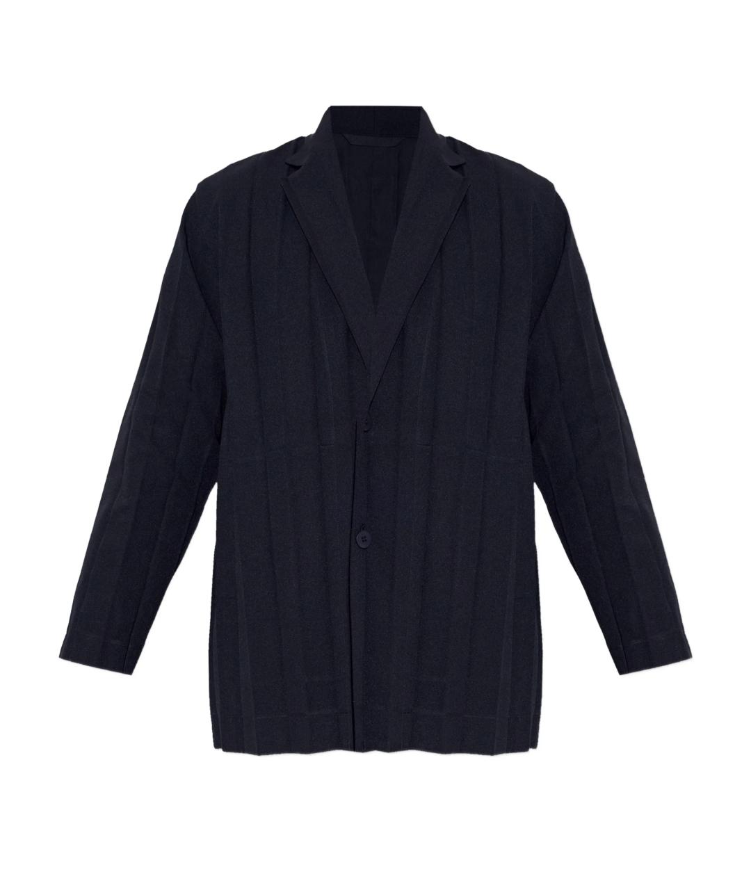 ISSEY MIYAKE Темно-синяя полиэстеровая куртка, фото 1