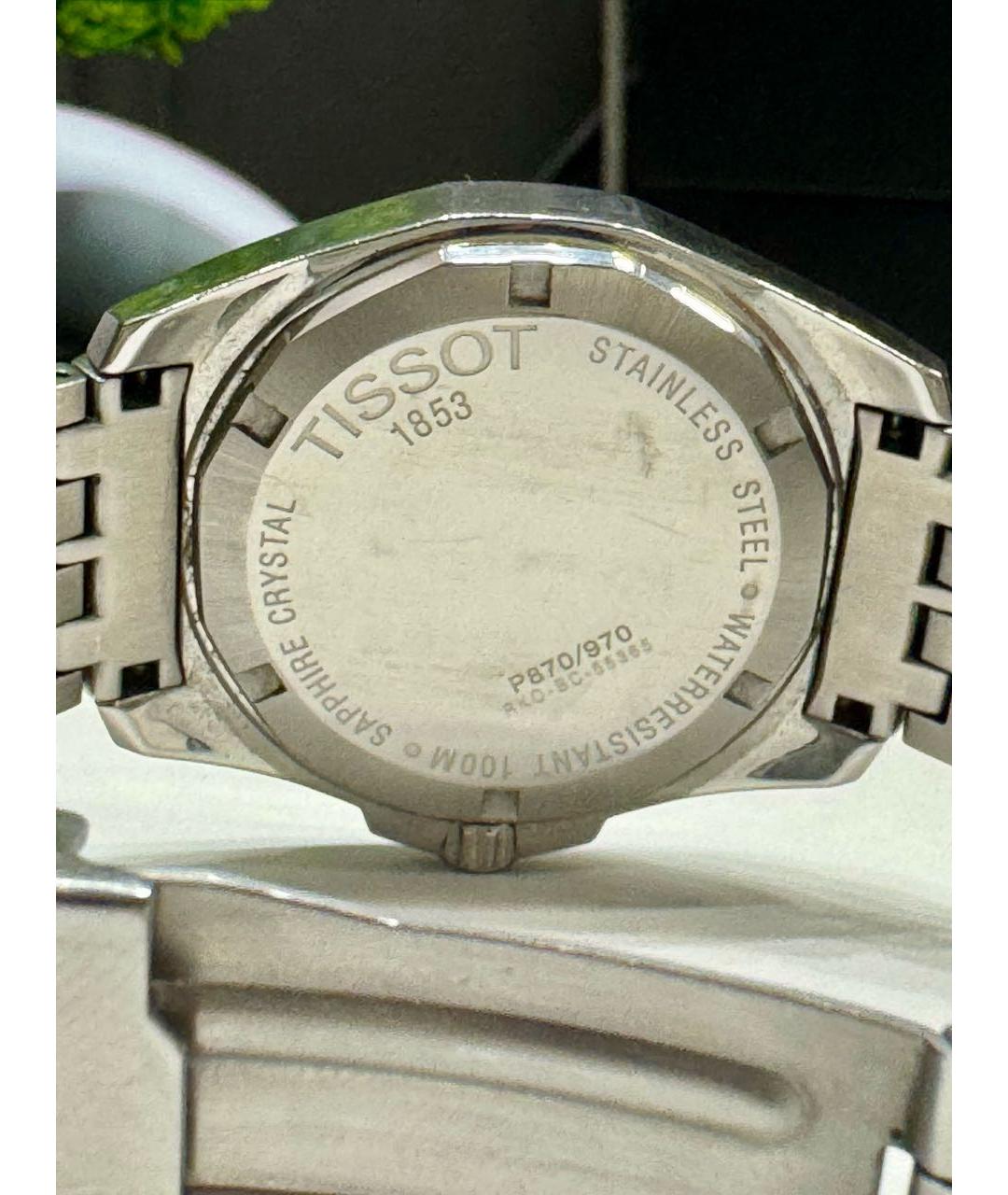 TISSOT Синие стальные часы, фото 2